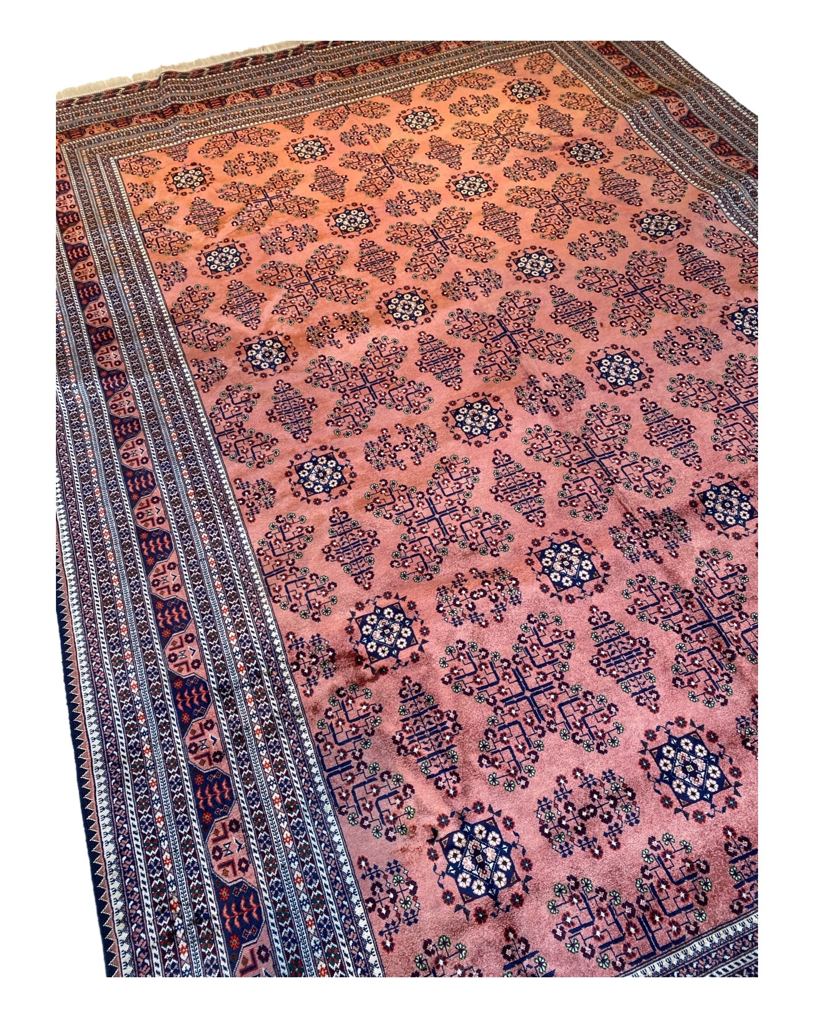 Extra Large Rug 360cm x 240cm Pink Khargul