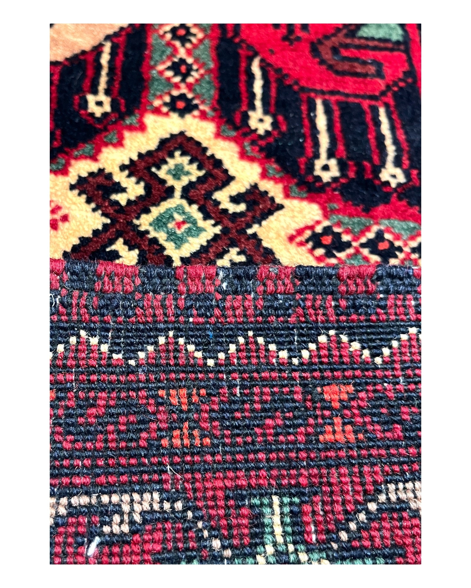 300cm x 200cm Red Ala Bakhmal Rug