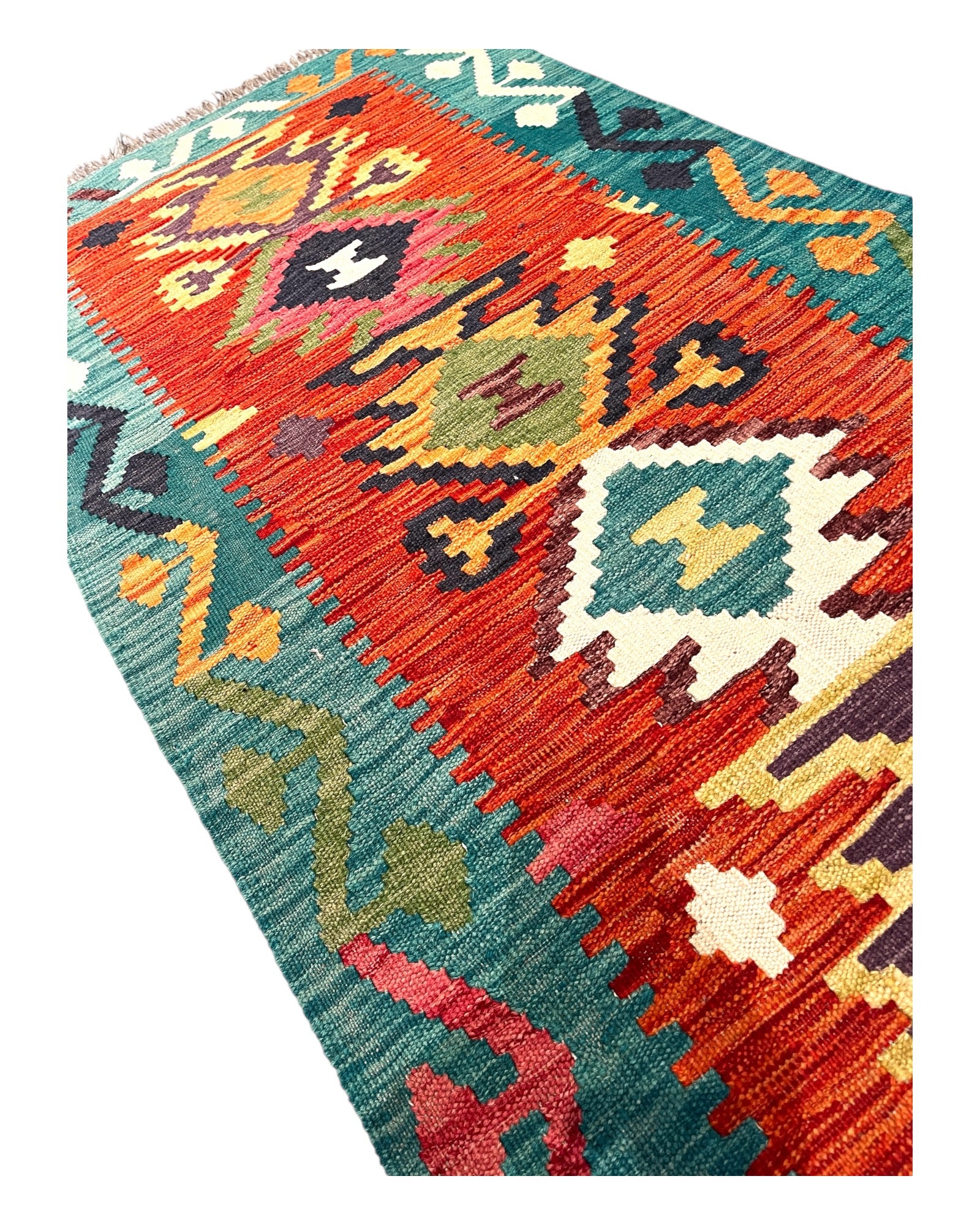 405cm x 80cm Maymana Kilim Runner