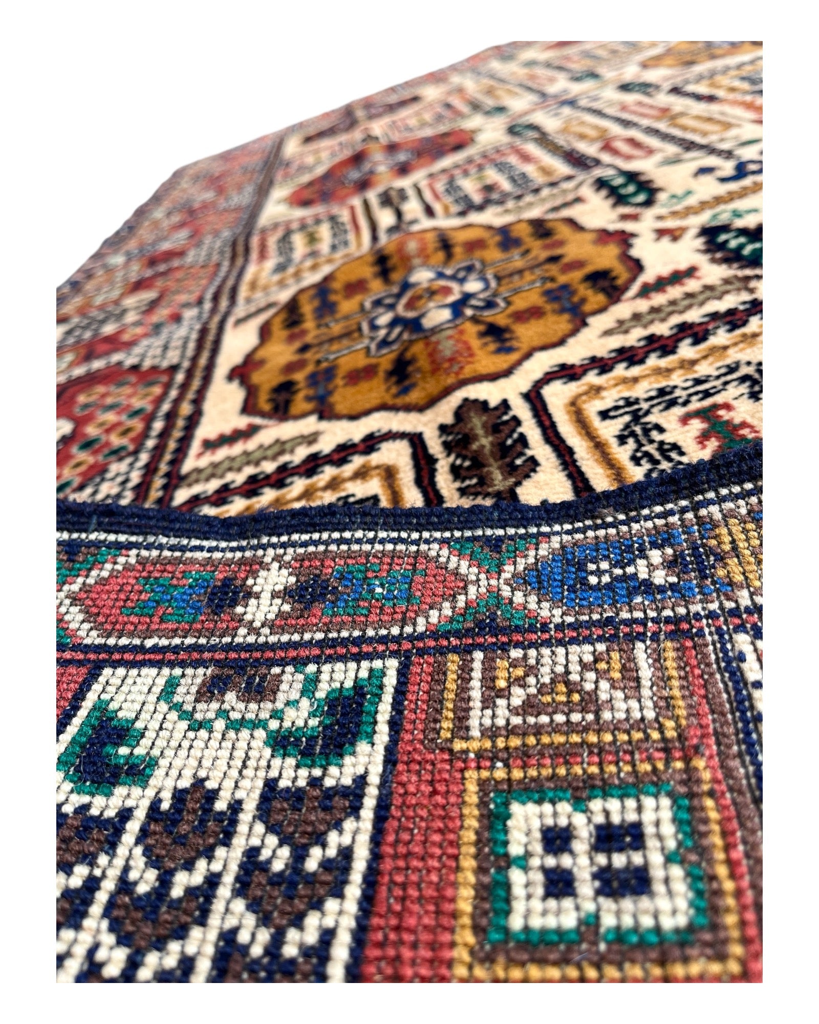 200cm x 150cm Cream & Terracotta Charshango Rug