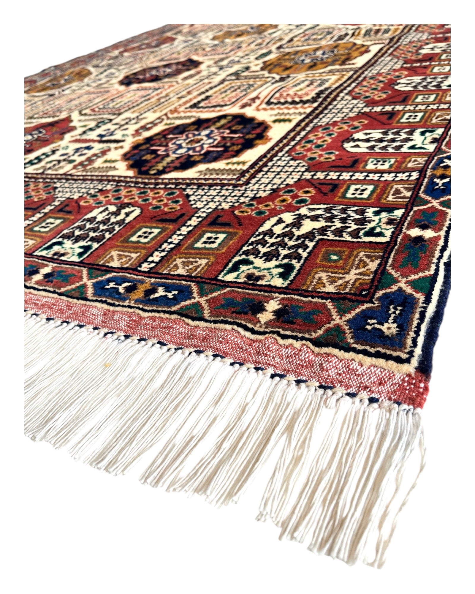 200cm x 150cm Cream & Terracotta Charshango Rug