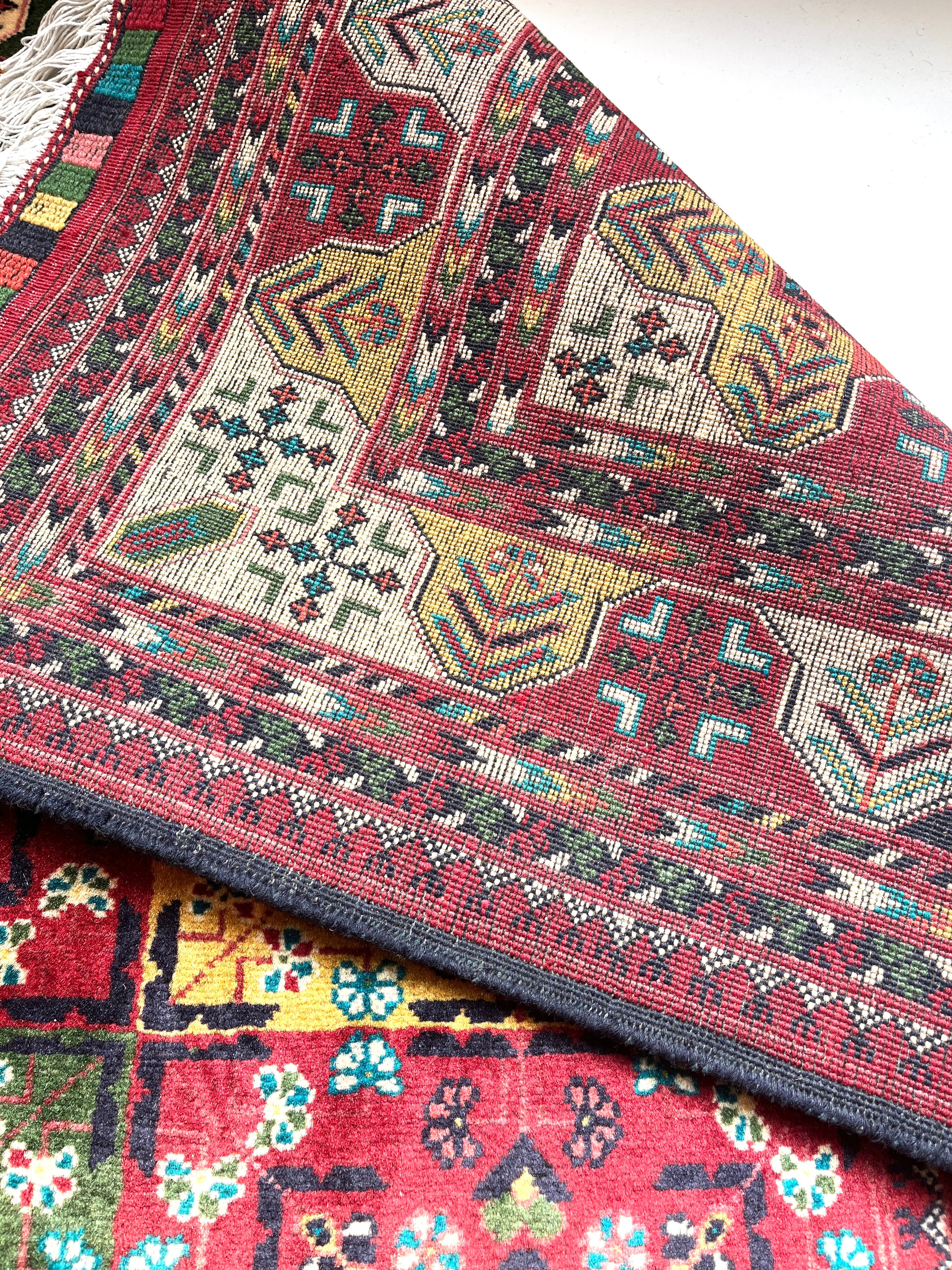 Extra Large Multi-coloured Tile Rug 352cm x 250cm