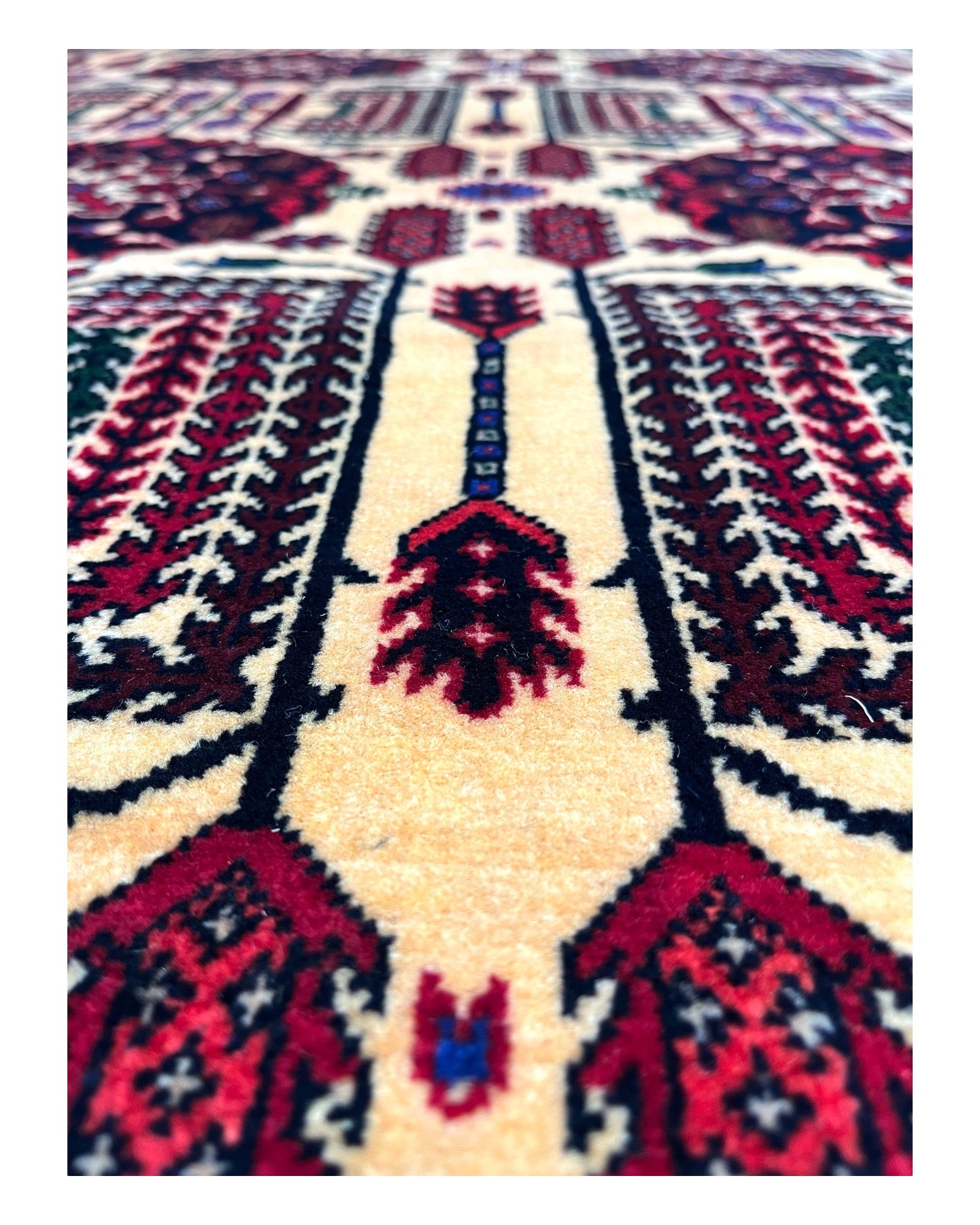 310cm x 200cm Red & Gold Charshango Rug