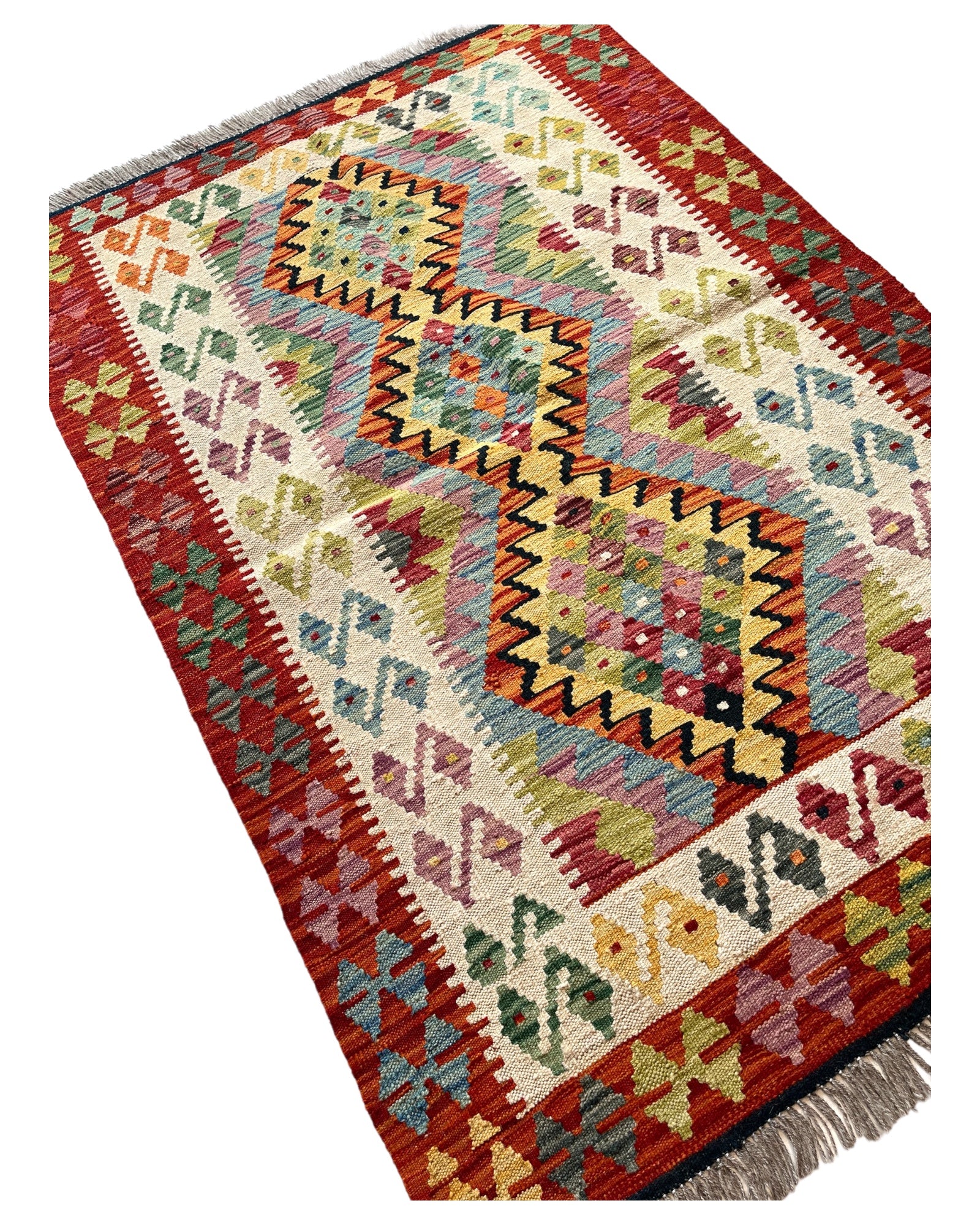 1m x 1.5m Maymana Kilim