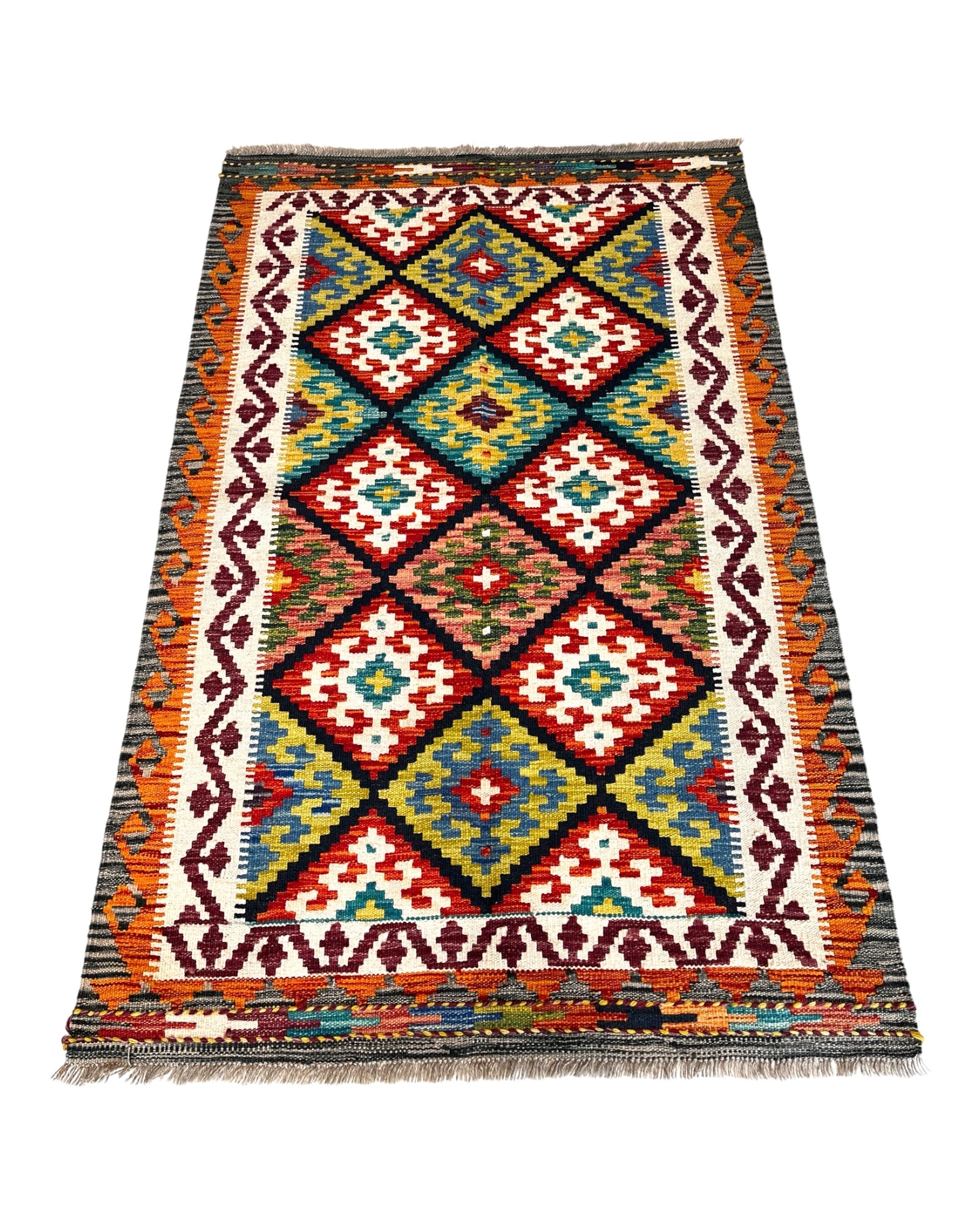 1m x 1.5m Maymana Kilim