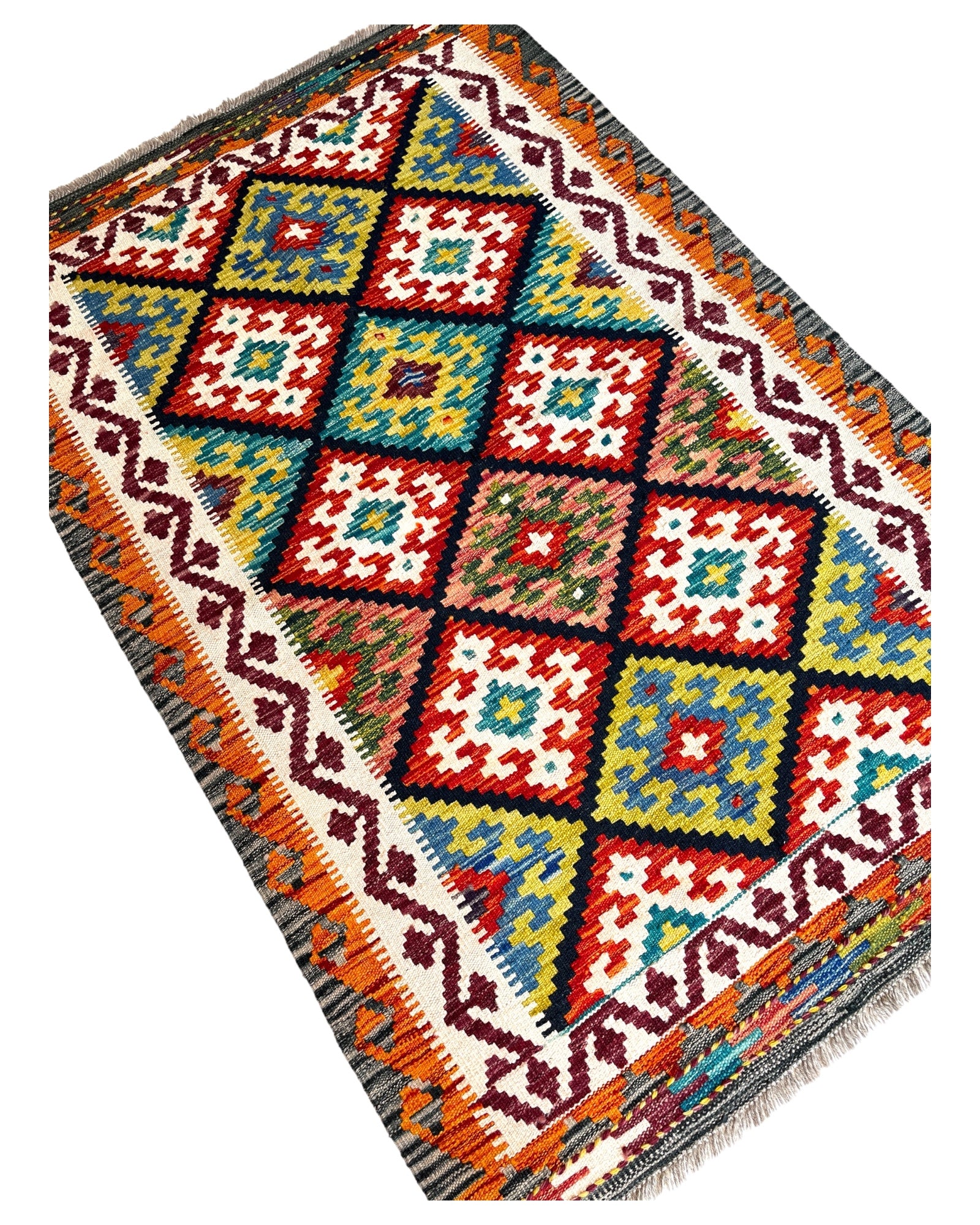 1m x 1.5m Maymana Kilim