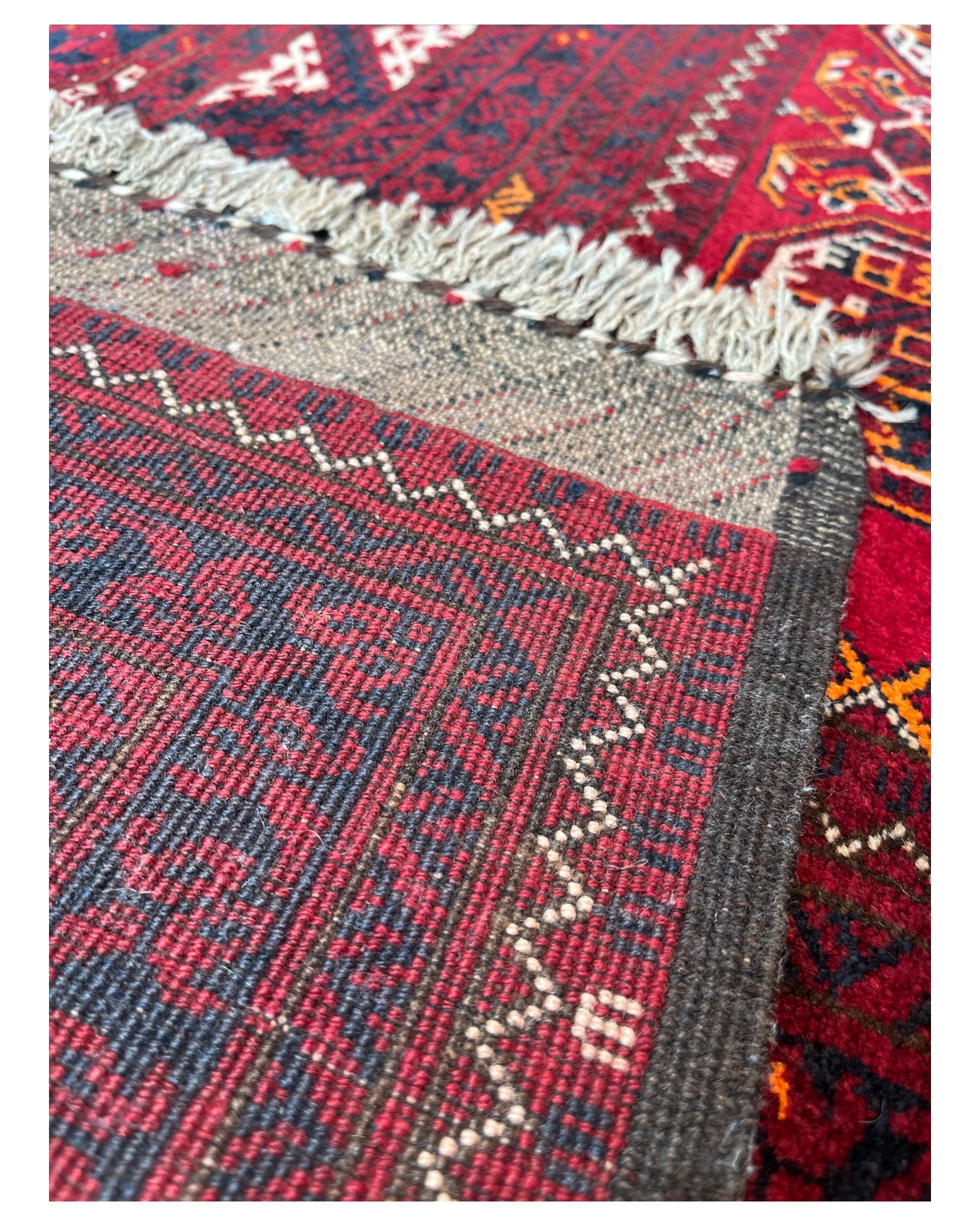 300cm x 205cm Vintage Andkhoy Rug