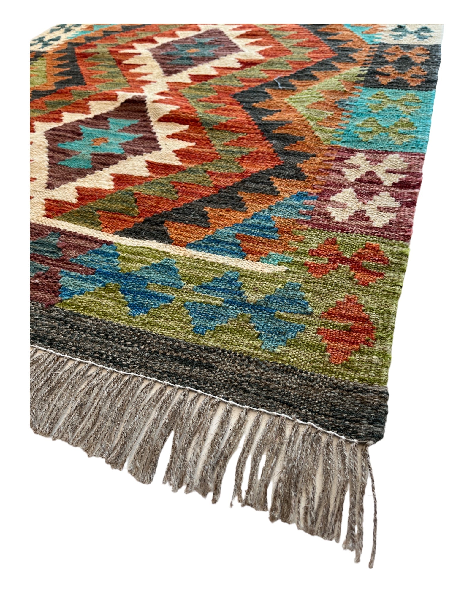 390cm x 80cm Maymana Kilim Runner