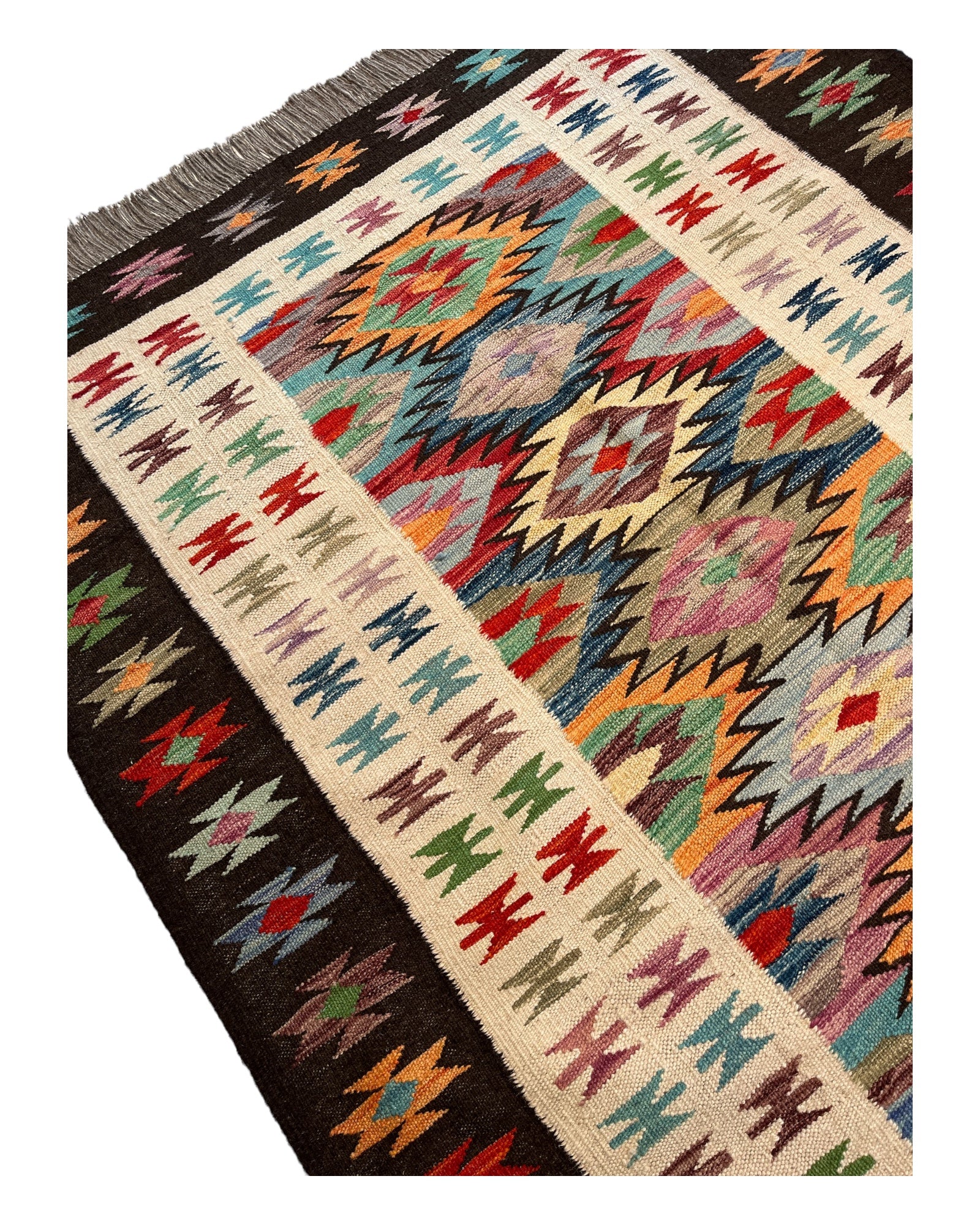 196cm x 121cm Maymana Kilim