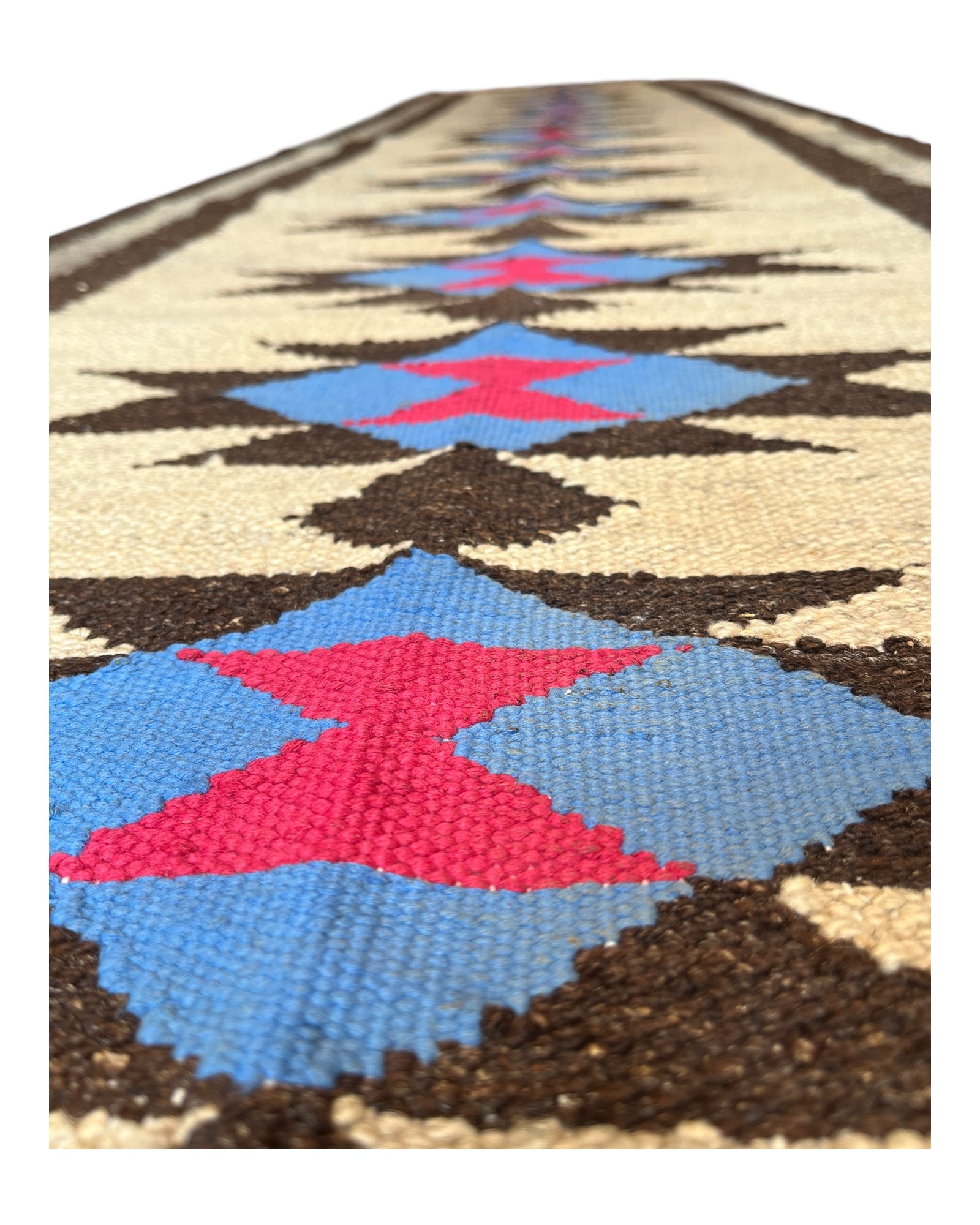 337cm x 73cm Maymana Kilim Runner