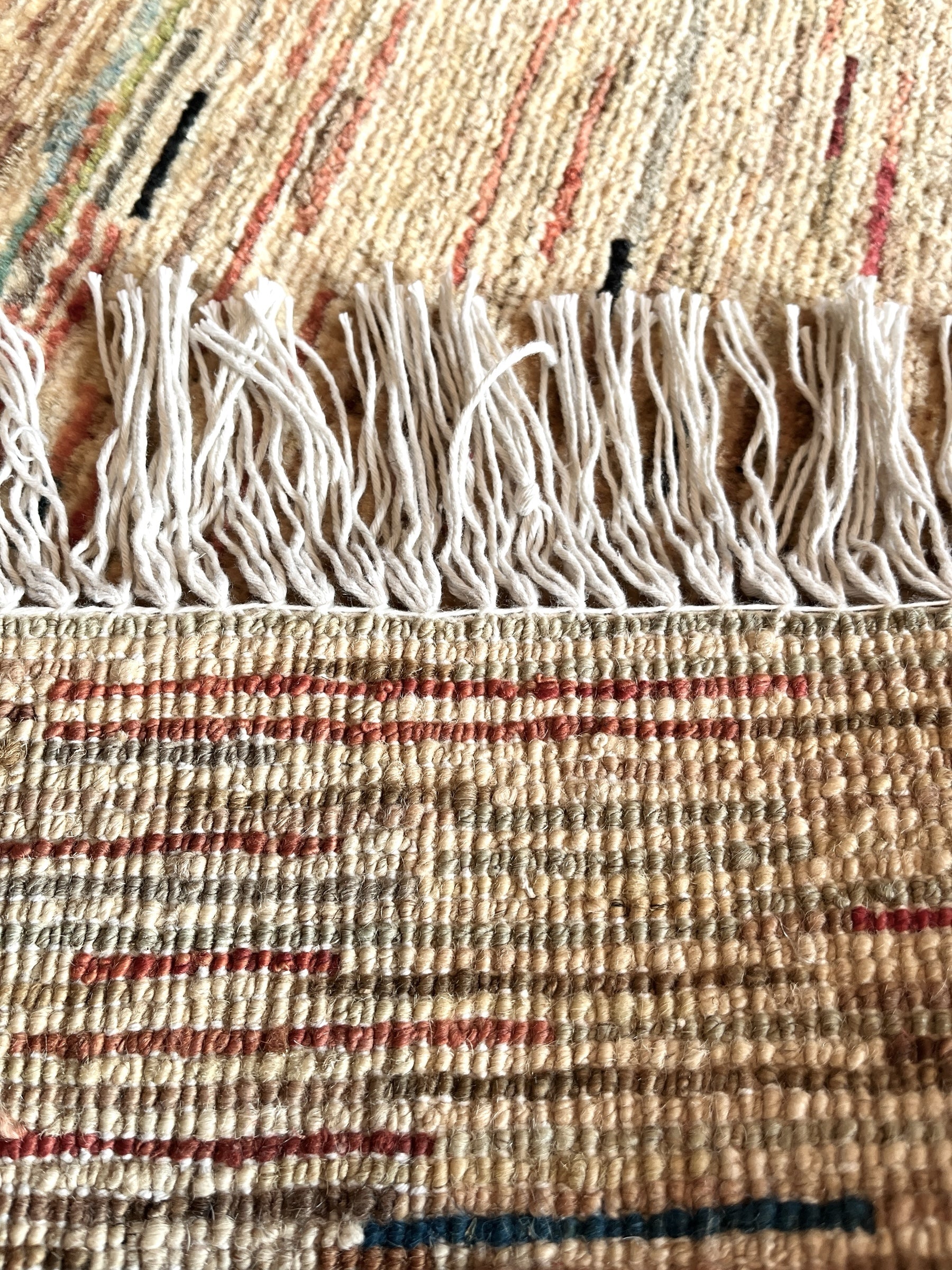 197cm x 69cm Cream Gabeh Runner