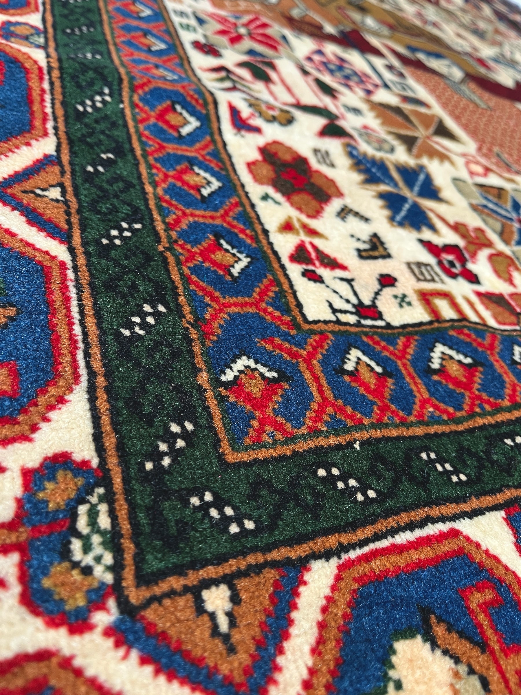 200cm x 105cm Vintage Herat Afghan Rug