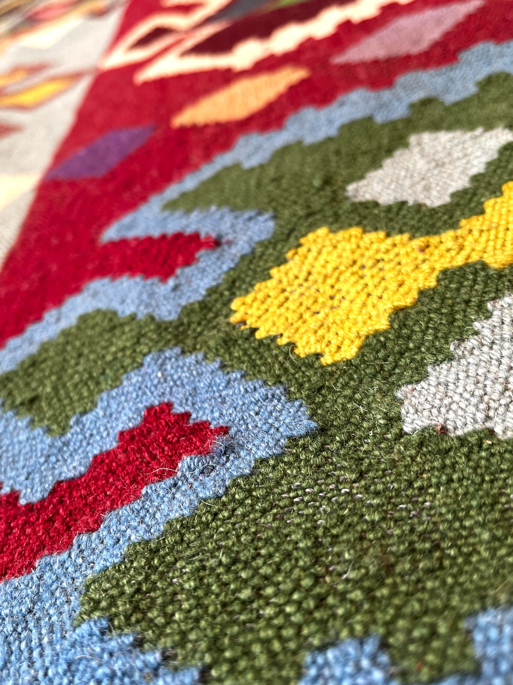 292cm x 198cm Colourful Maymana Kilim