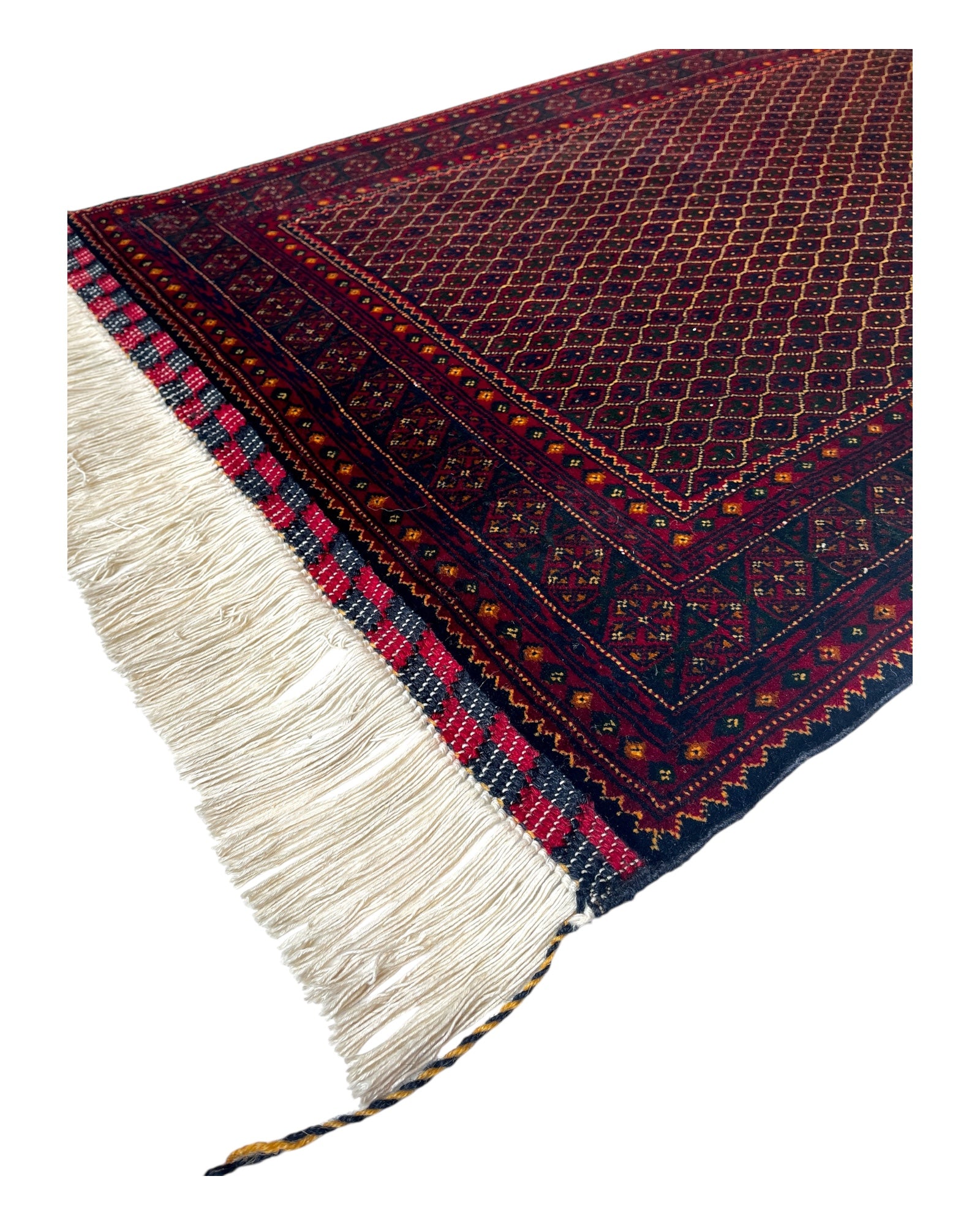 390cm x 88cm Red Afghan Runner