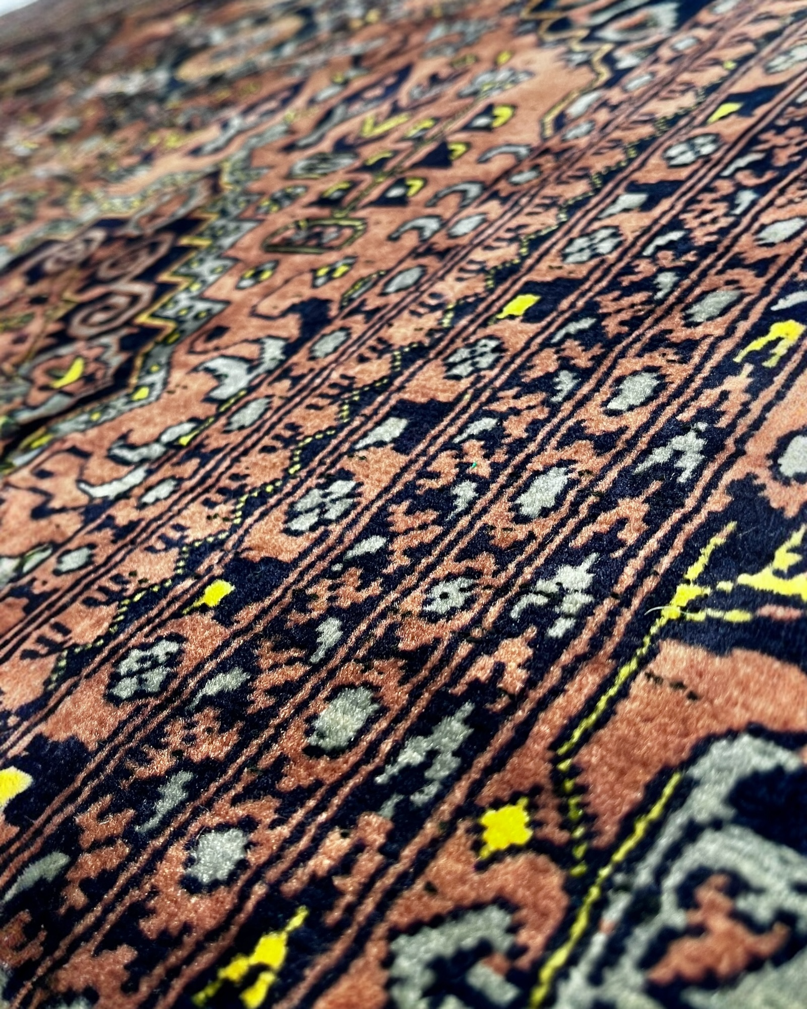 250cm x 170cm Copper & Grey Yousefi Rug