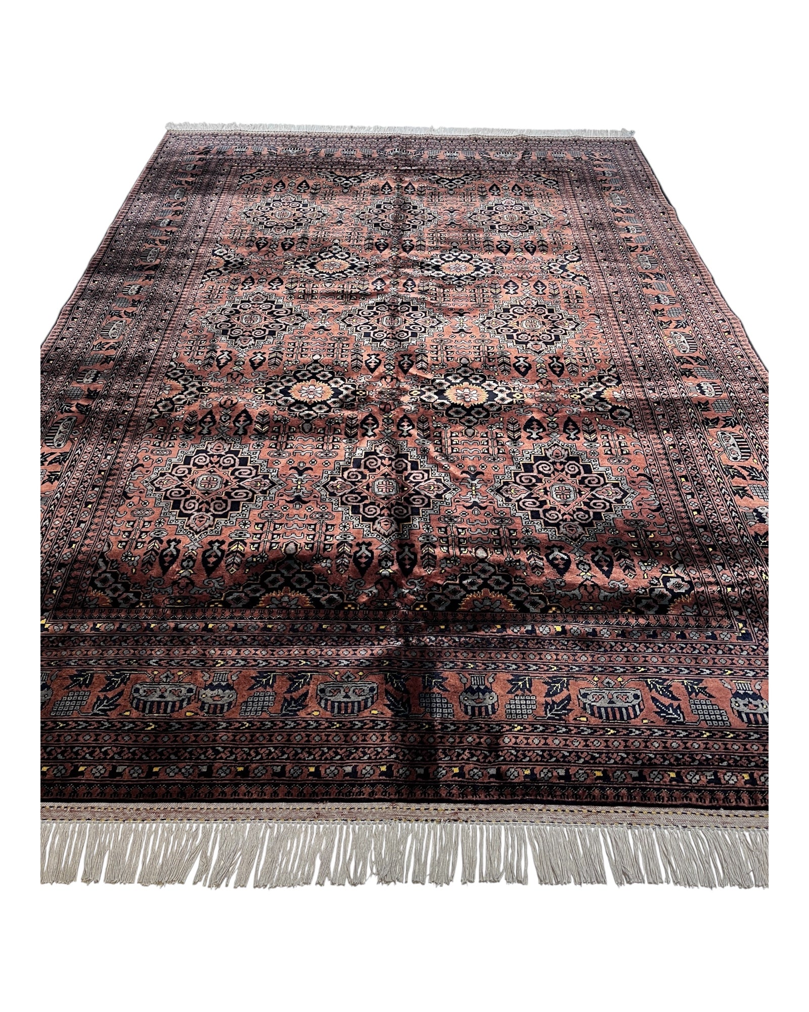 250cm x 170cm Copper & Grey Yousefi Rug