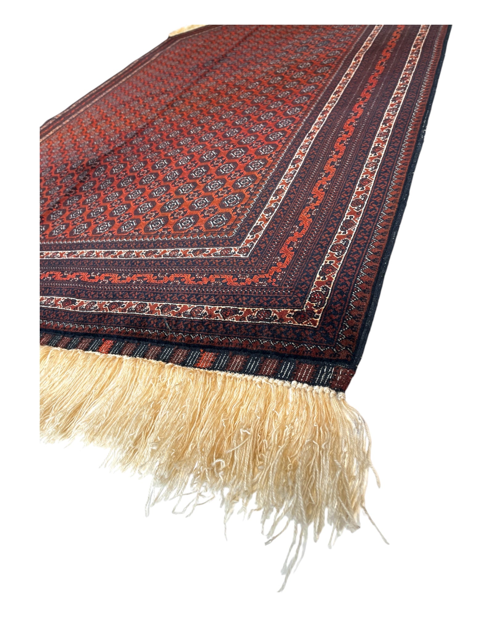 196cm x 148cm Russet & Black Fine Roshnai Rug
