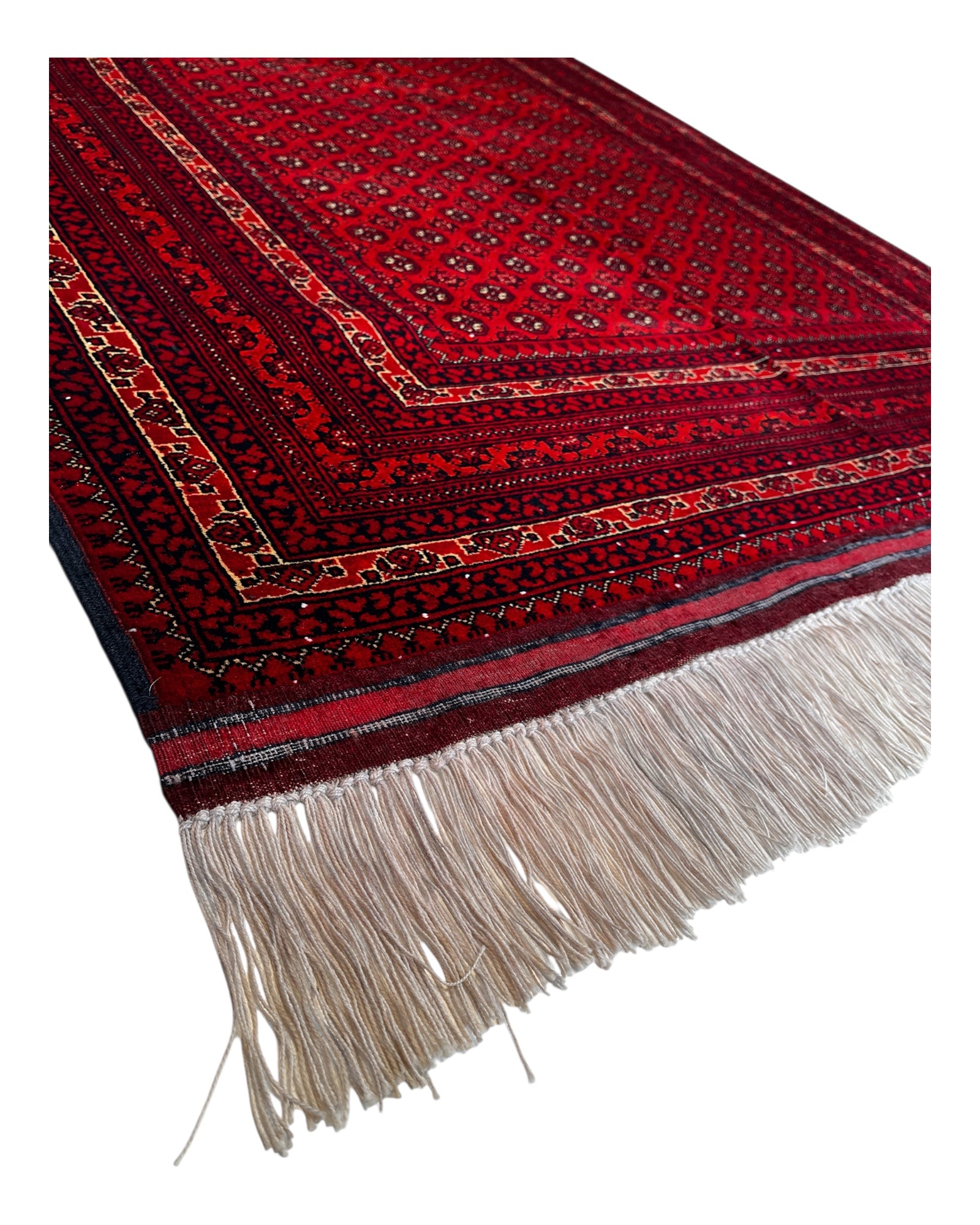 190cm x 130cm Fine Red Roshnai Rug