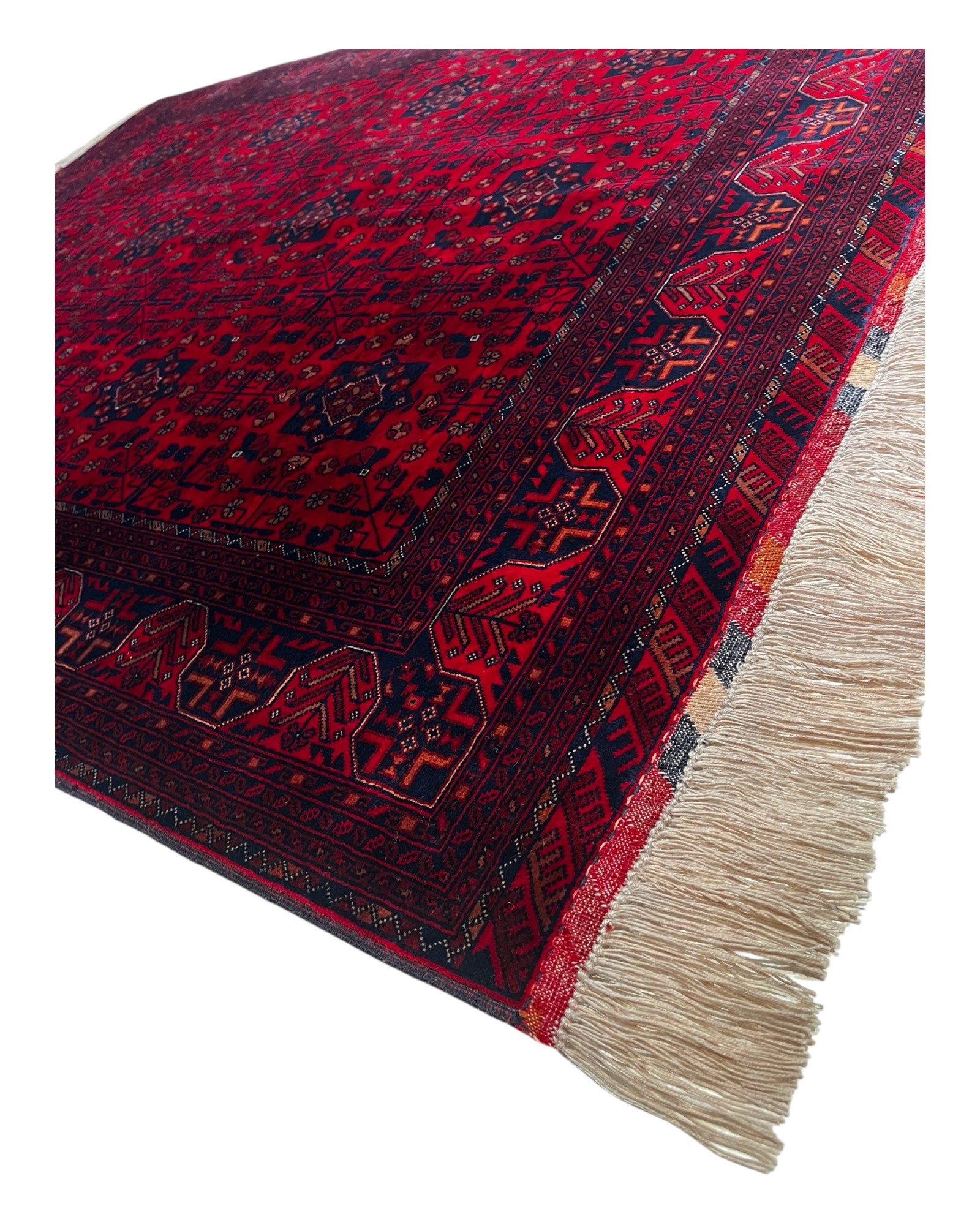 195cm x 155cm Red Andkhoy Rug