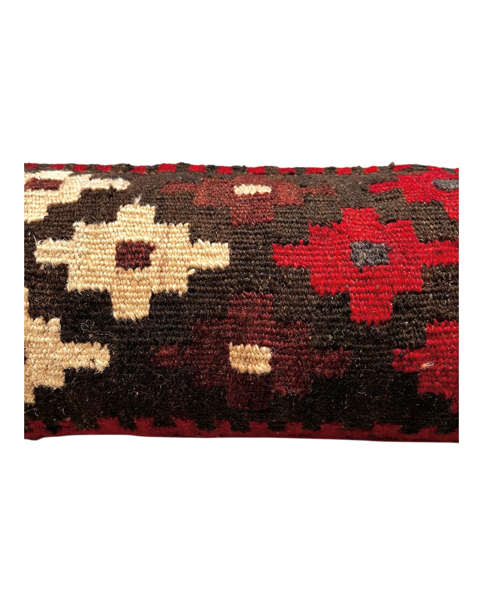 Red, Orange & Cream Draught Excluder