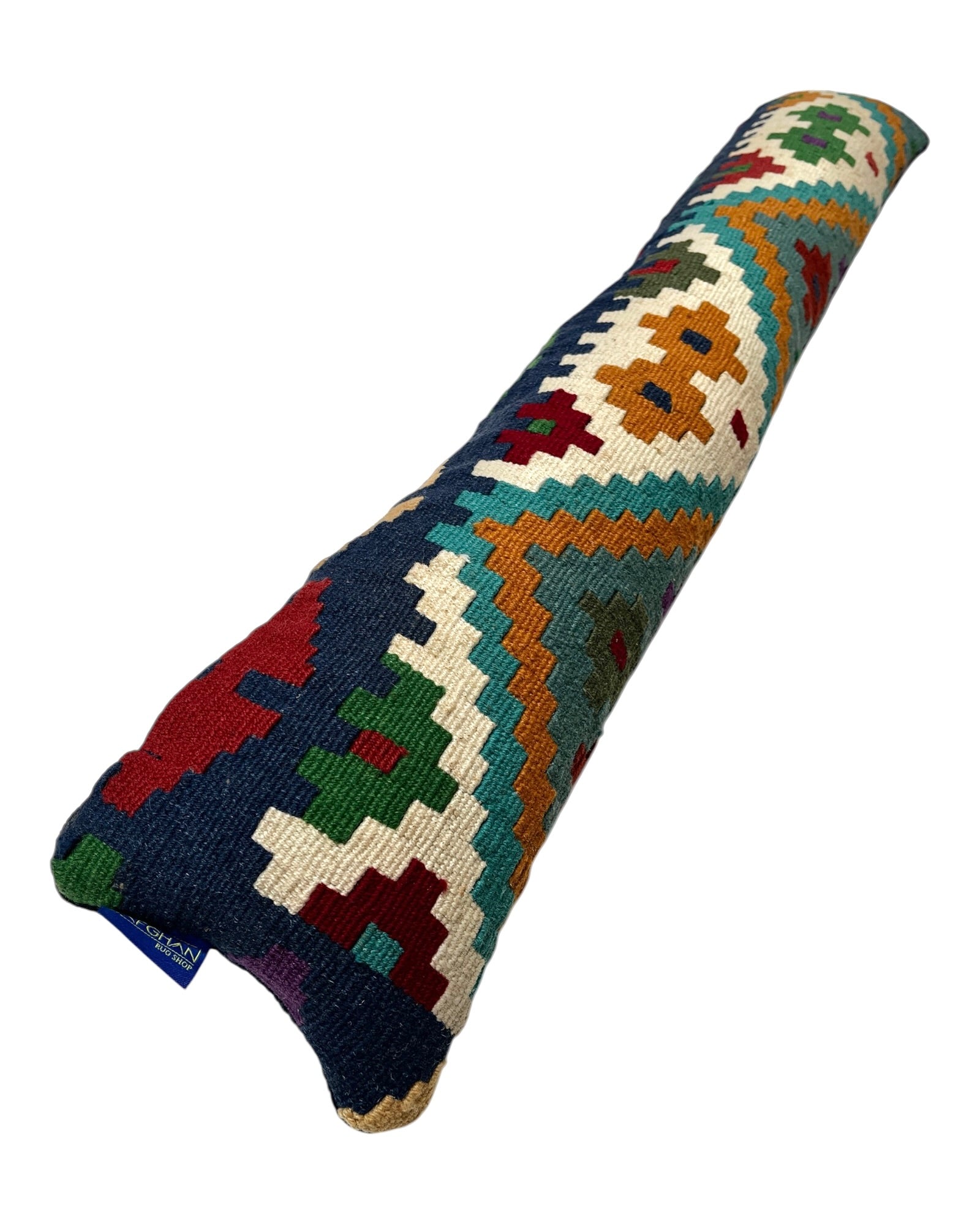 Turquoise & Cream Draught Excluder