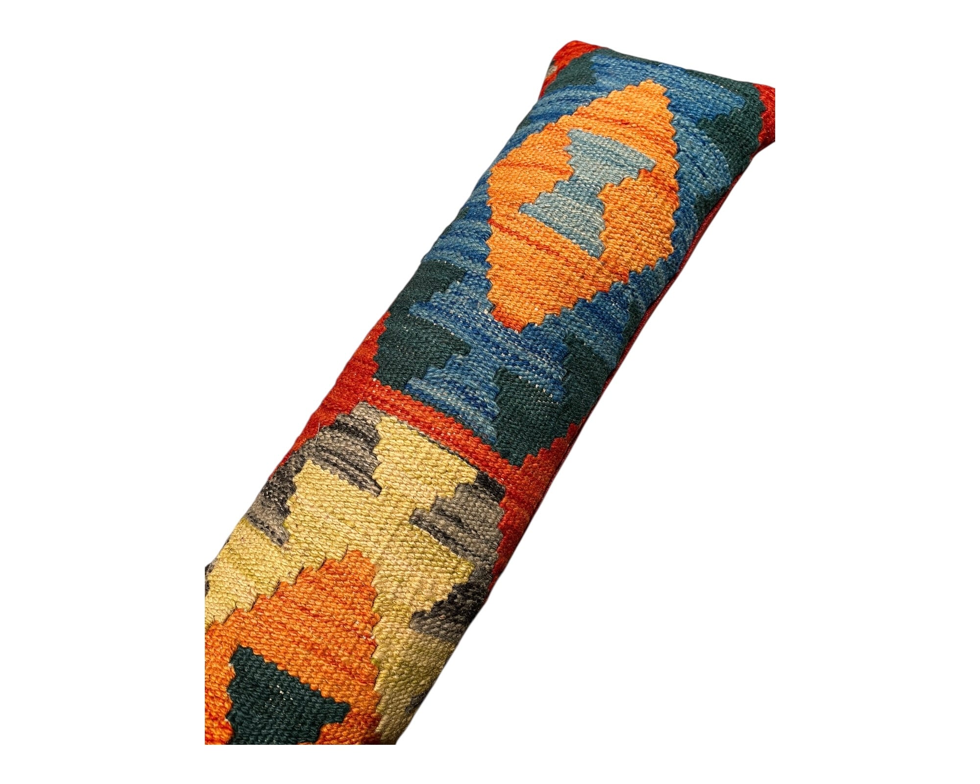 Orange & Red Draught Excluder
