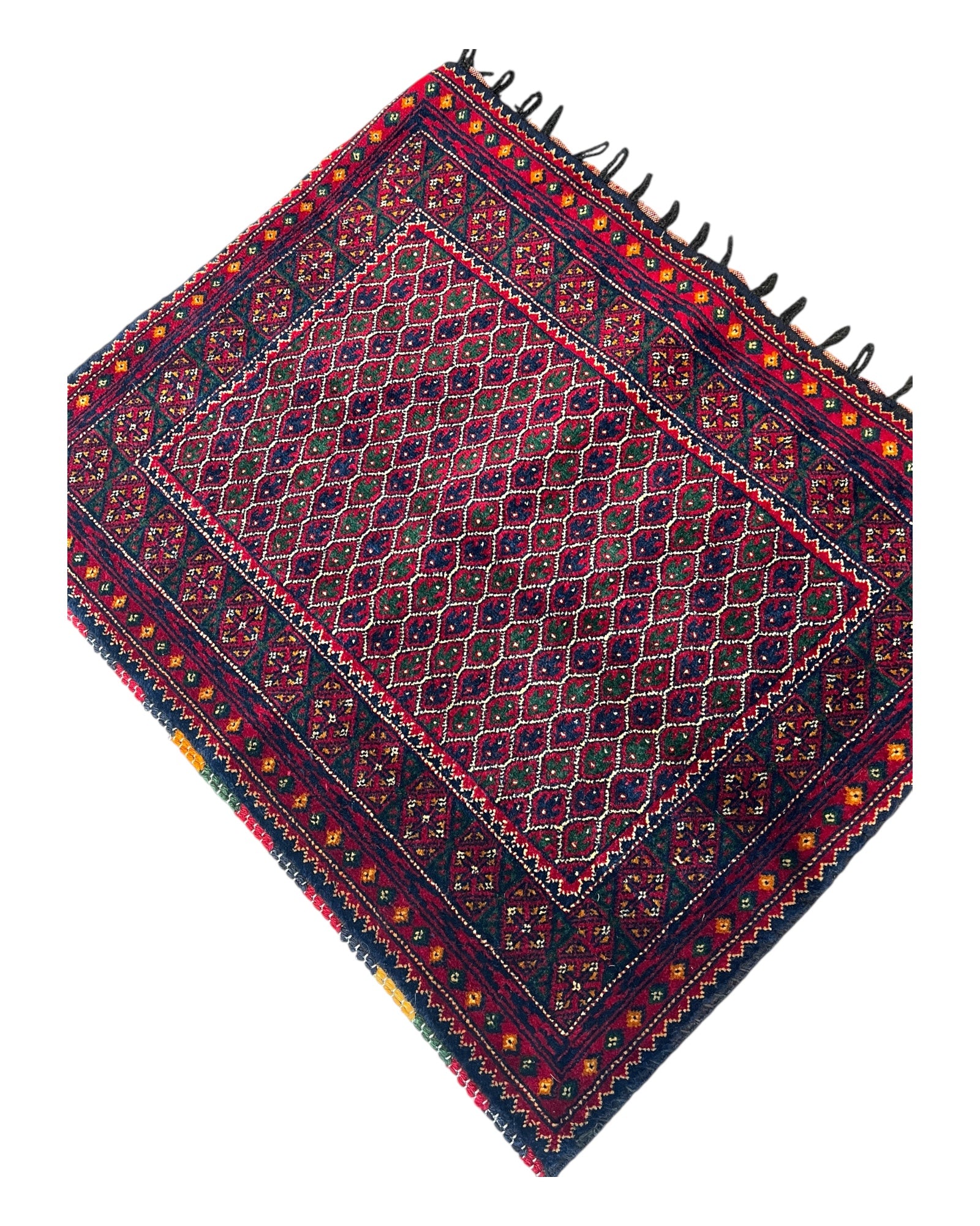 Red Dokhteri Qazi Cushion Cover