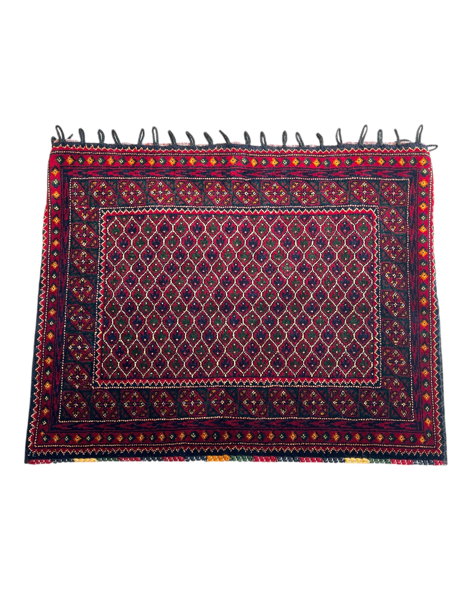 Red Dokhteri Qazi Cushion Cover
