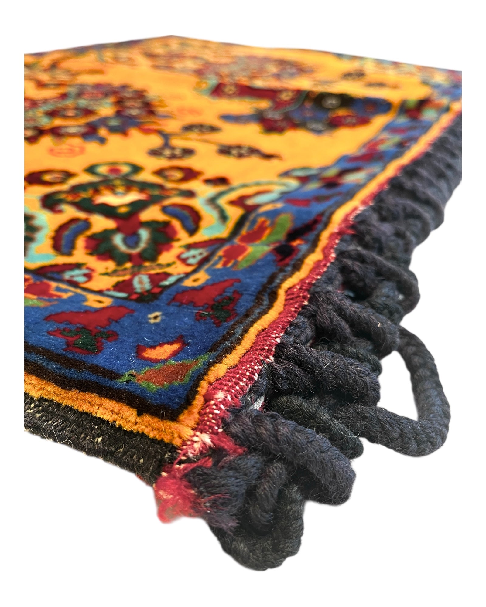 Gold & Blue Cushion Cover