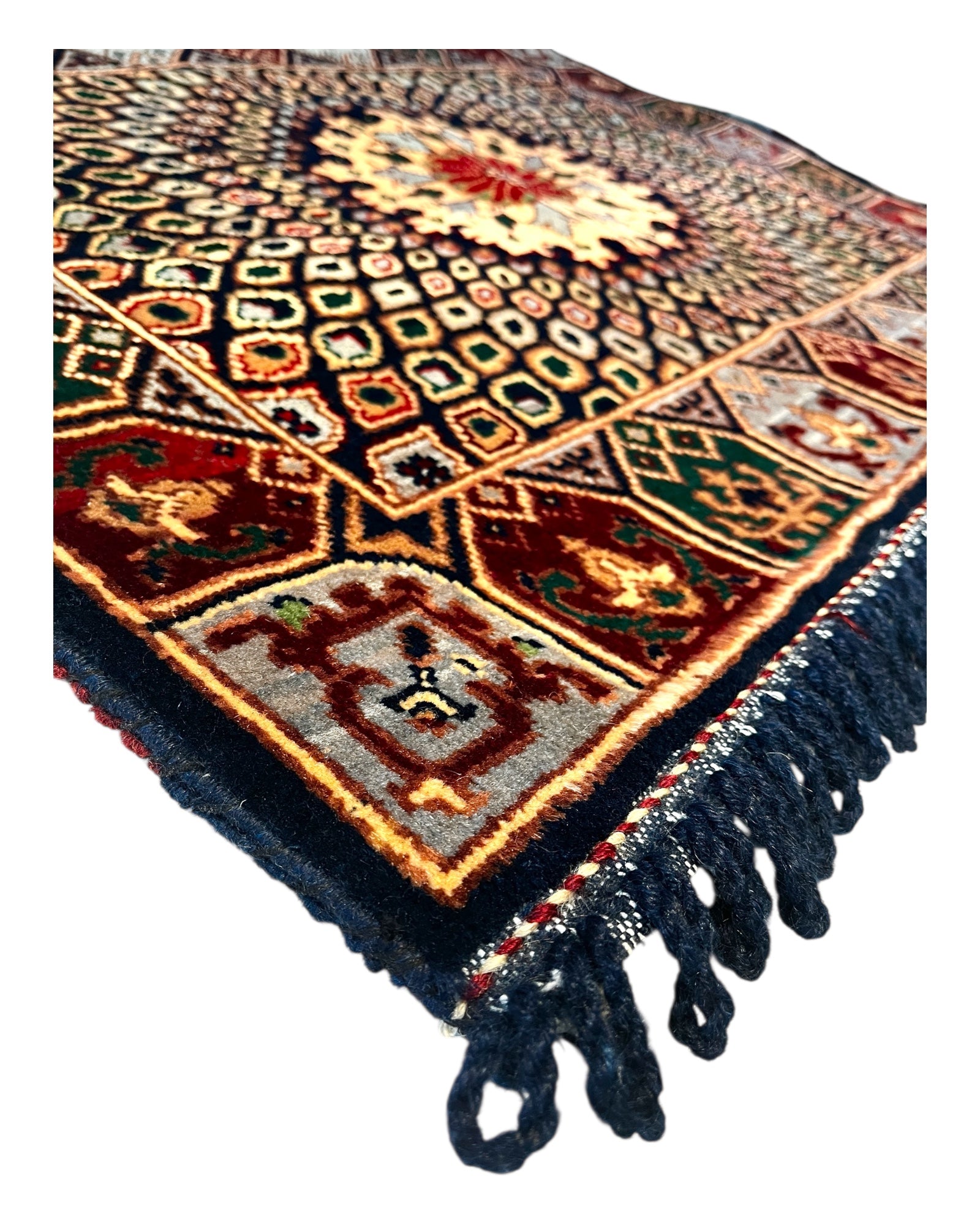 Burgundy & Turquoise Peacock Cushion Cover