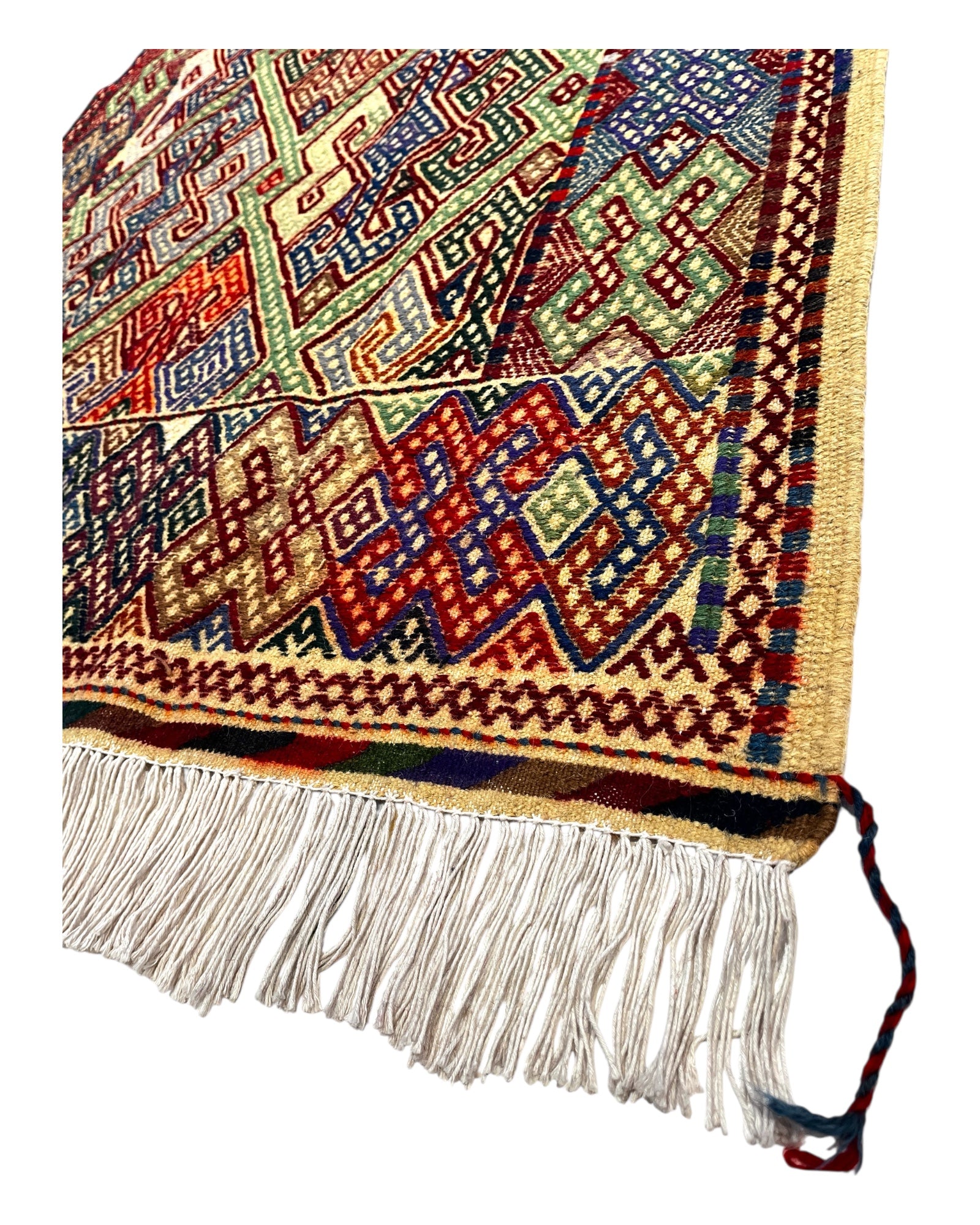 148cm x 100cm Colourful Turkoman Kilim