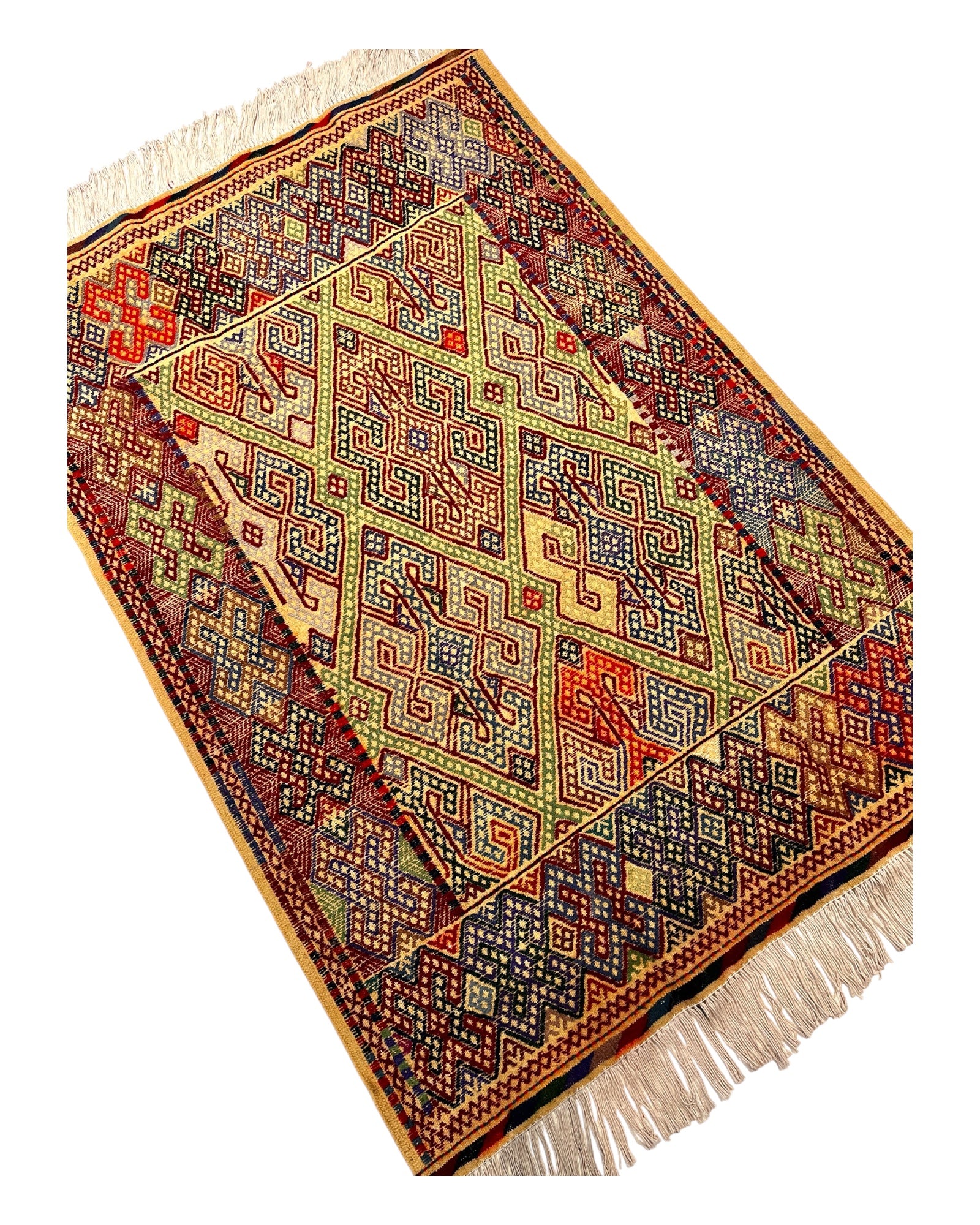 148cm x 100cm Colourful Turkoman Kilim