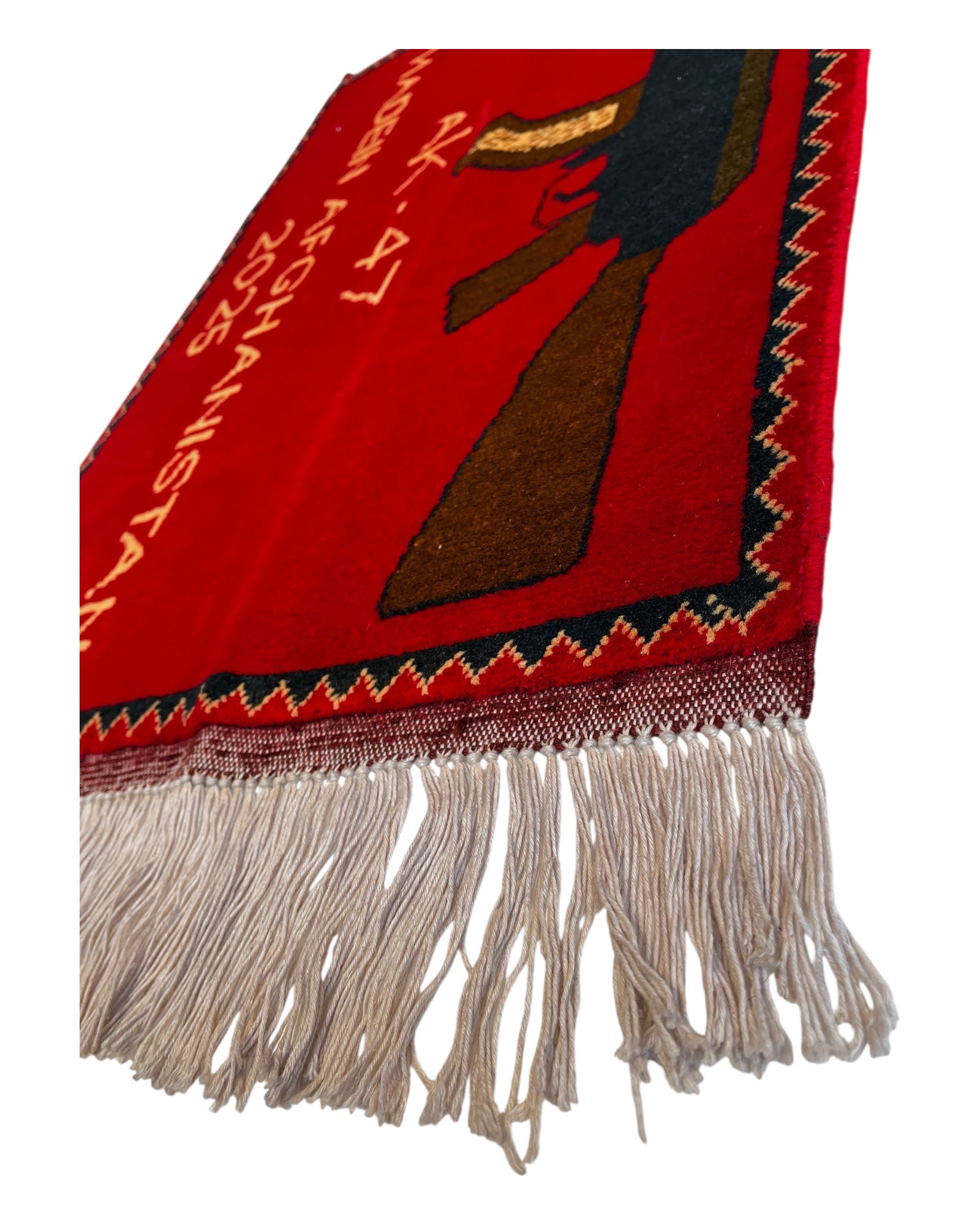 79cm x 56cm Red AK-47 2025 War Rug