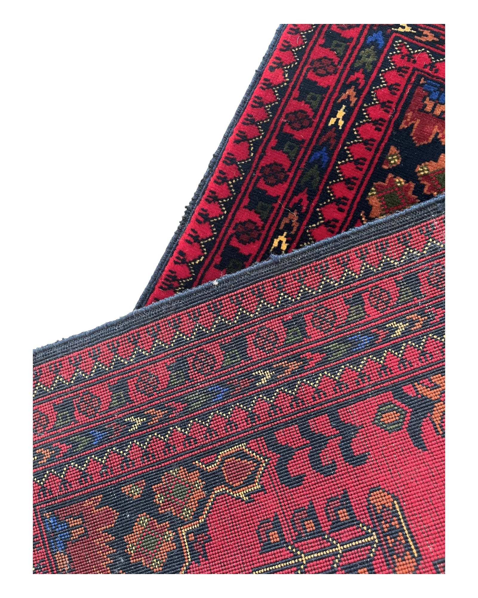 80cm x 60cm Red Afghan Doormat