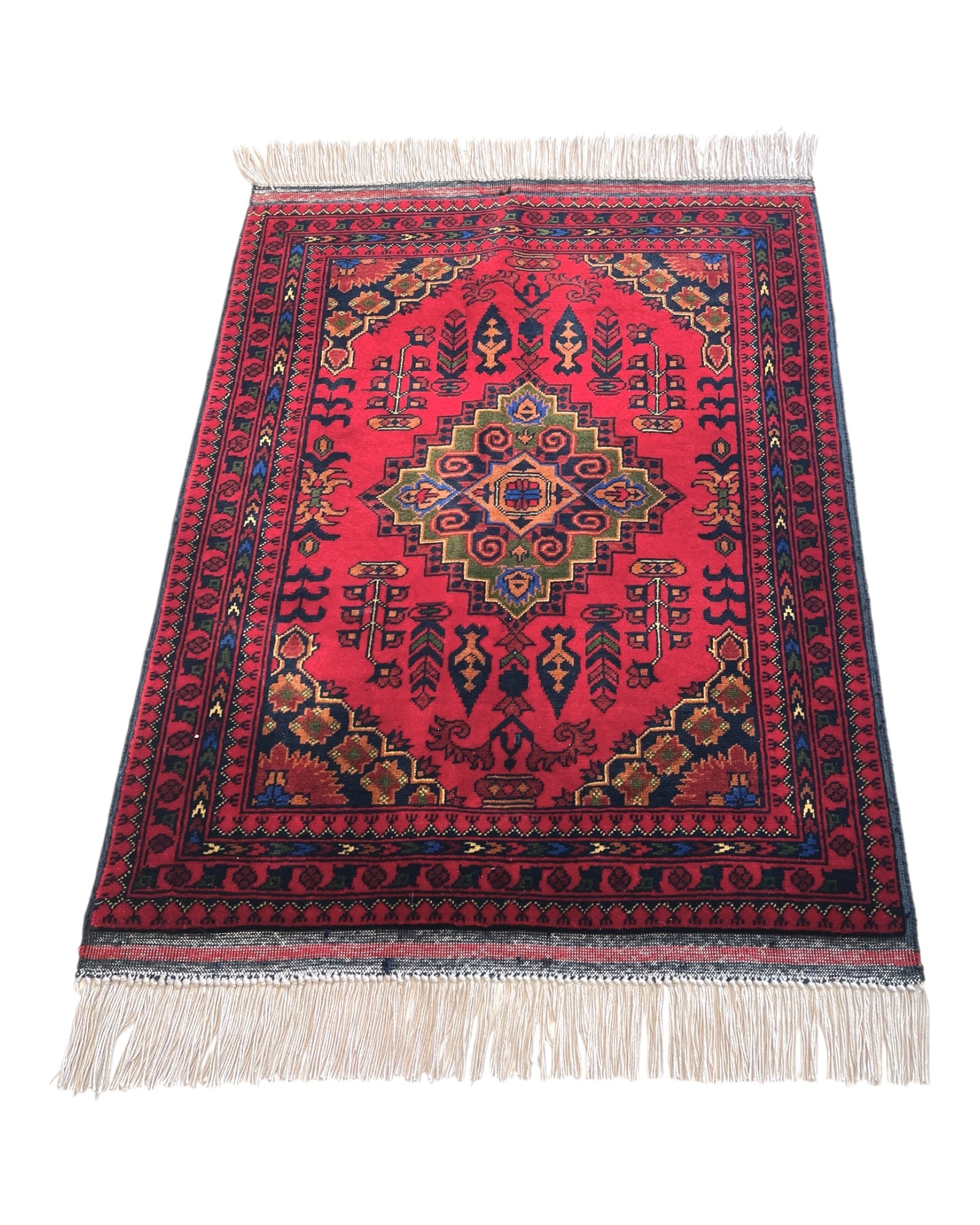 80cm x 60cm Red Afghan Doormat