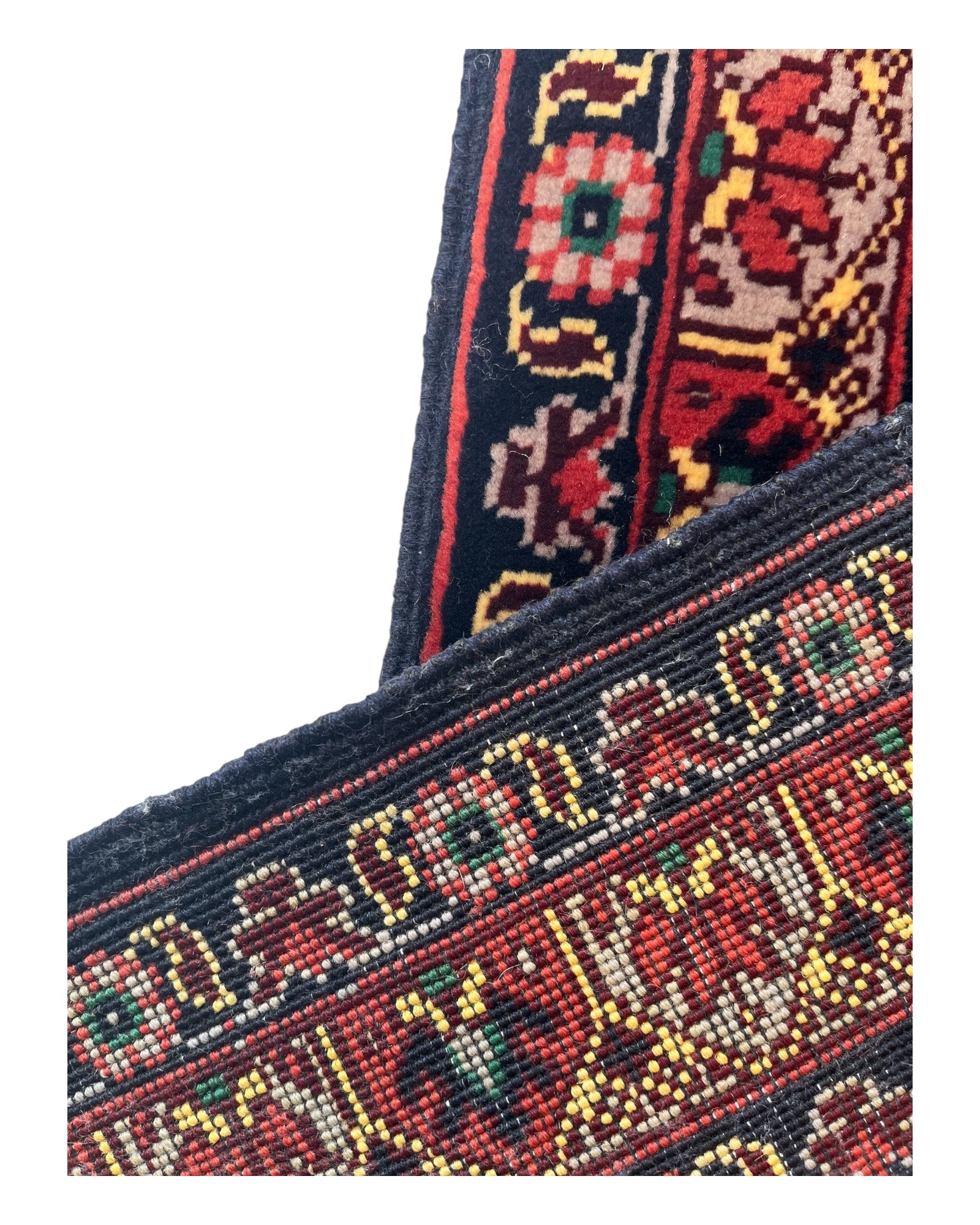 86cm x 60cm Red & Grey Afghan Doormat