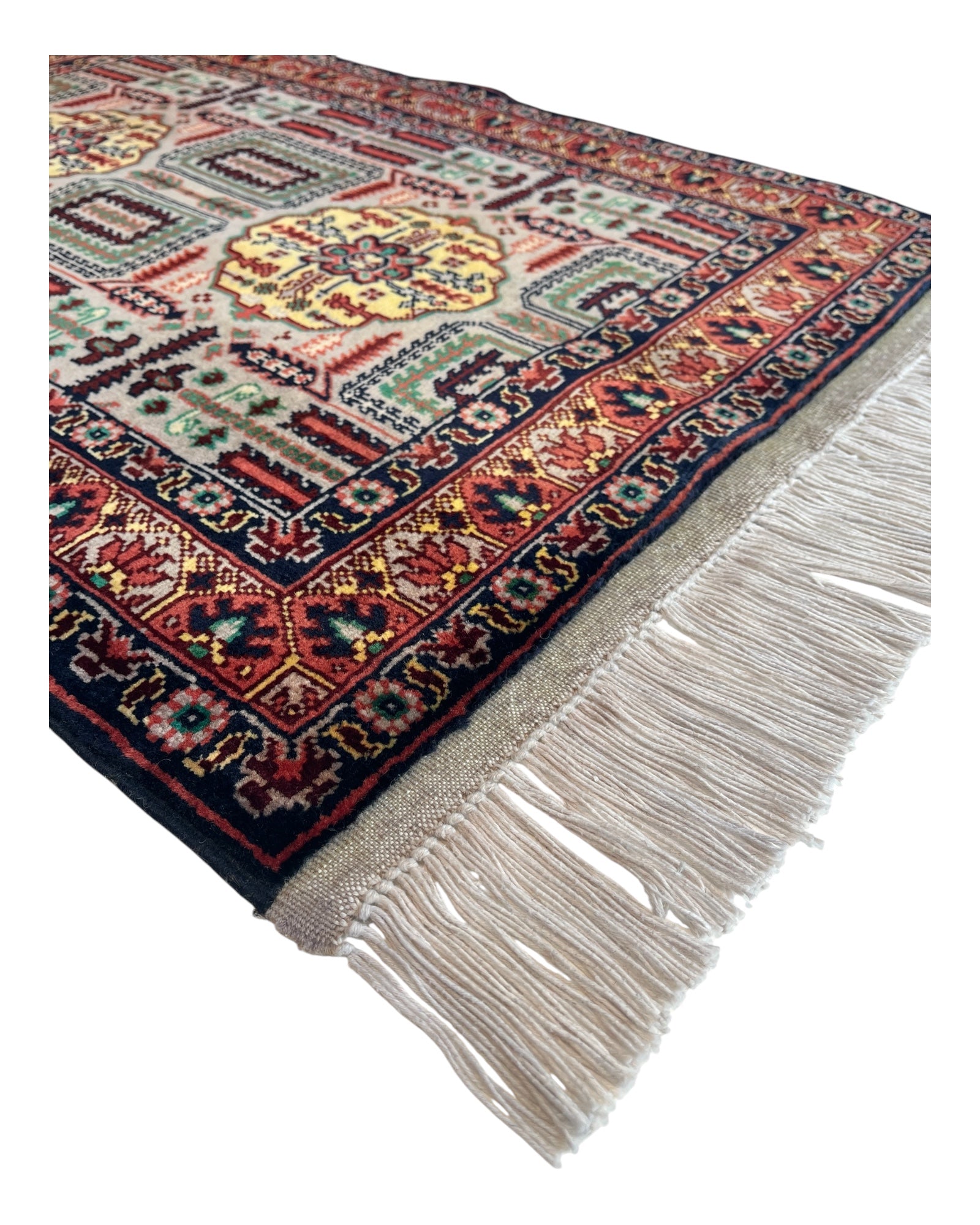 86cm x 60cm Red & Grey Afghan Doormat