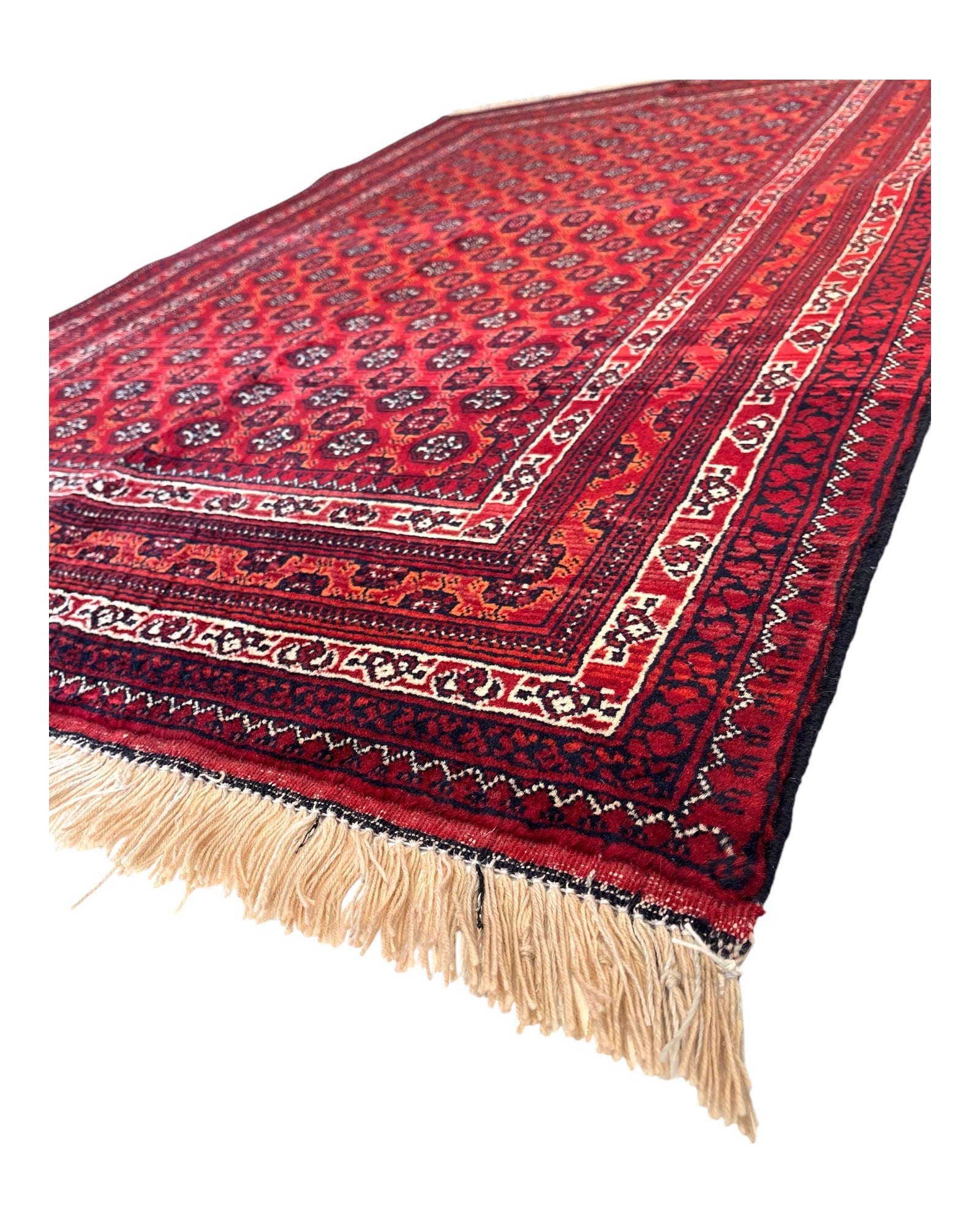 145cm x 102cm Red Khuwaja Roshnai Rug