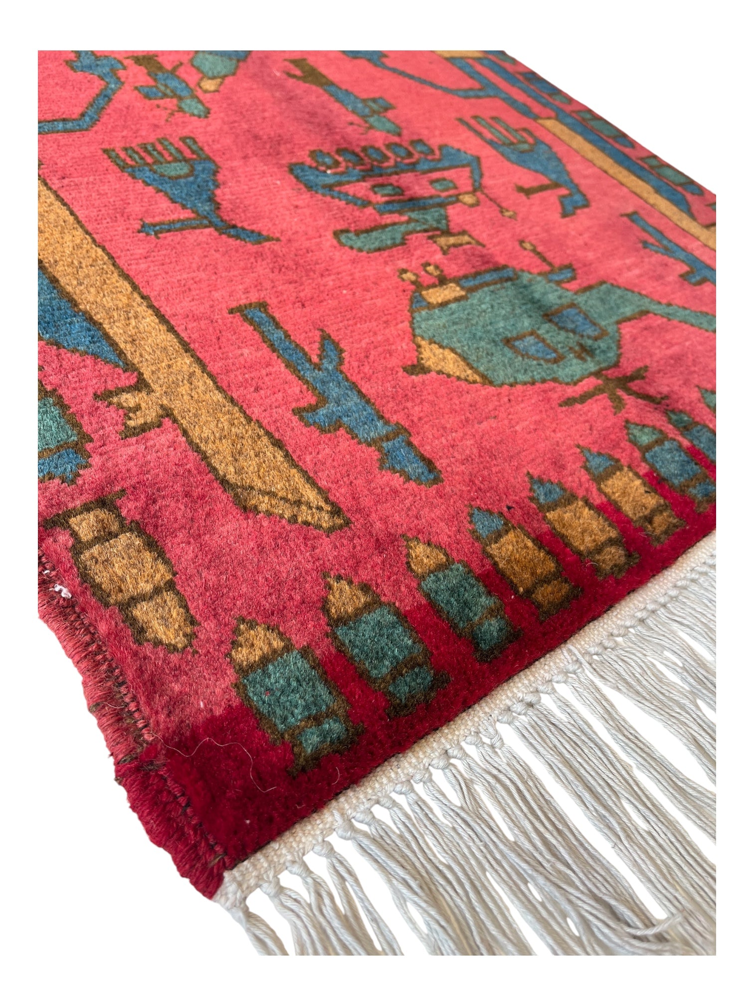 86cm x 60cm Launcher & Bullets War Rug
