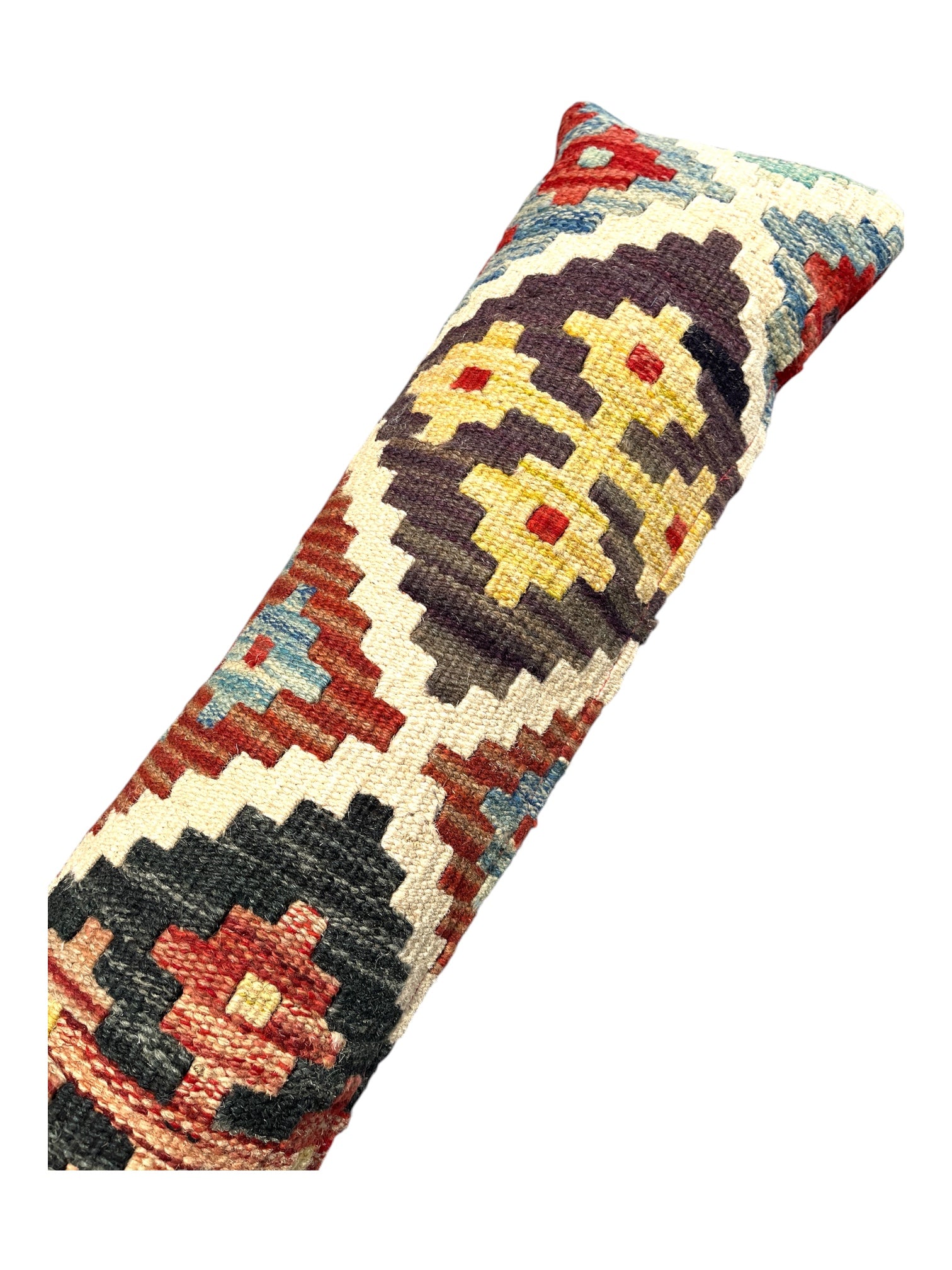 Green, Turquoise & White Draught Excluder