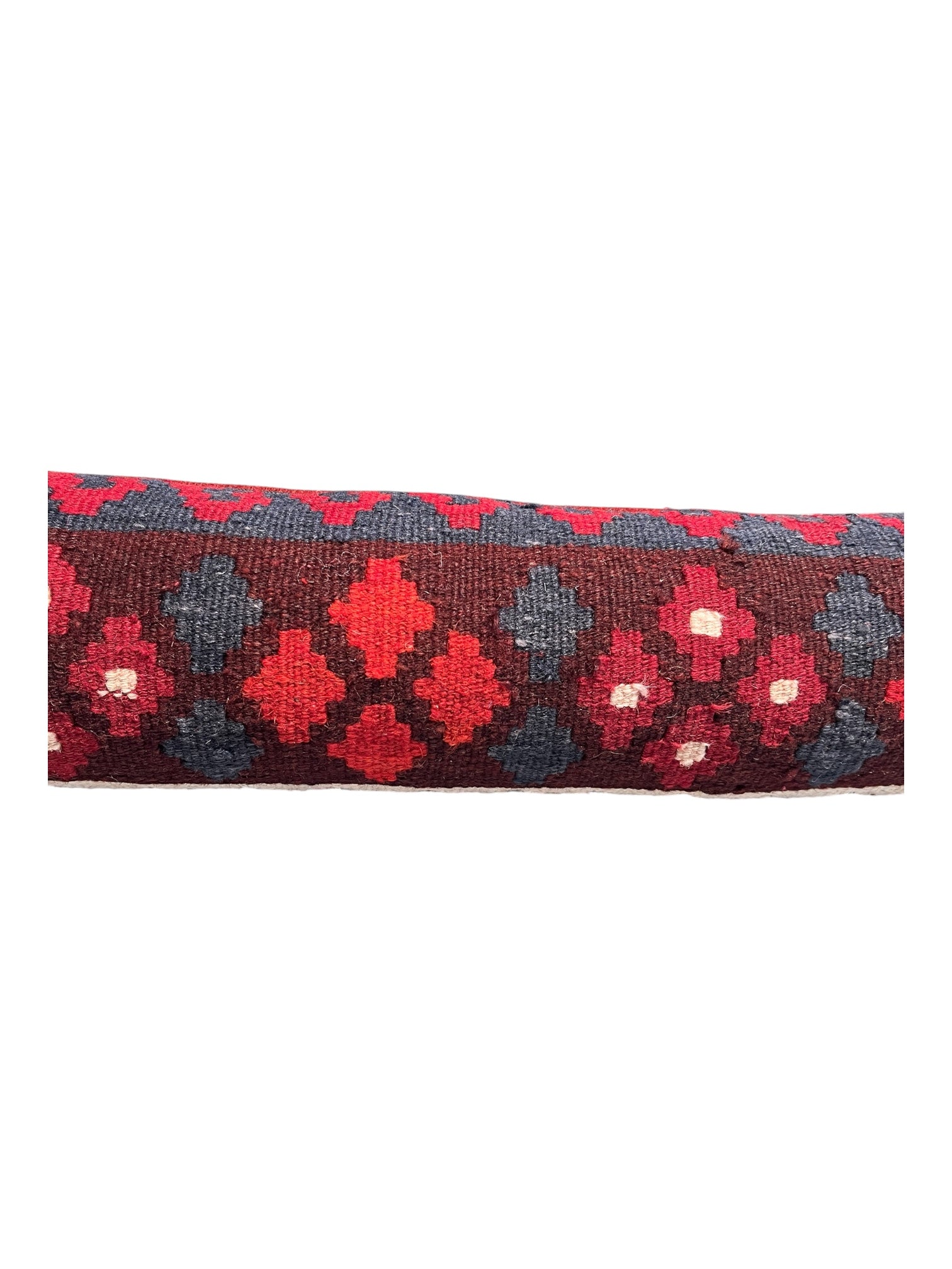 Burgundy, Red & Cream Draught Excluder