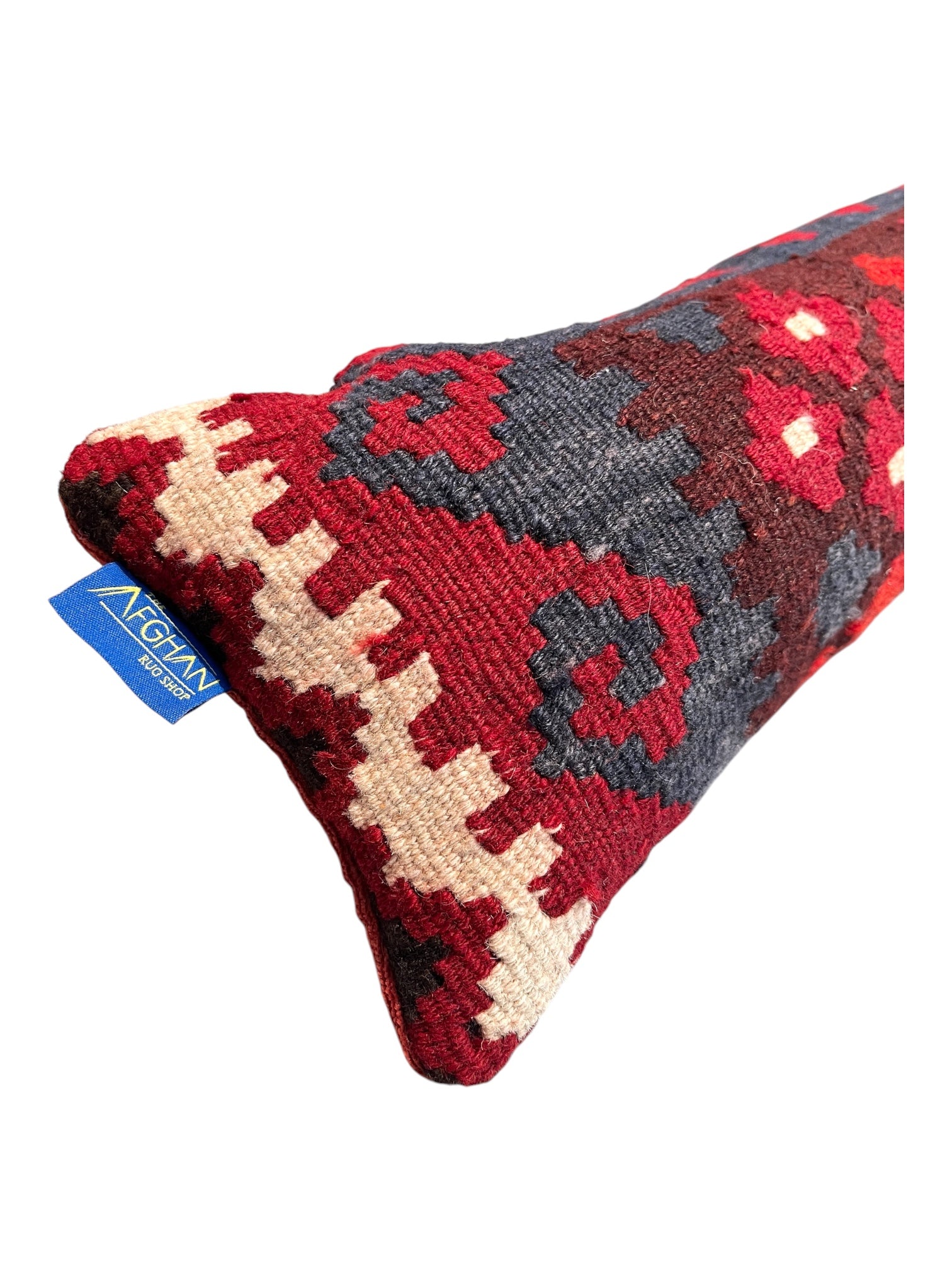 Burgundy, Red & Cream Draught Excluder