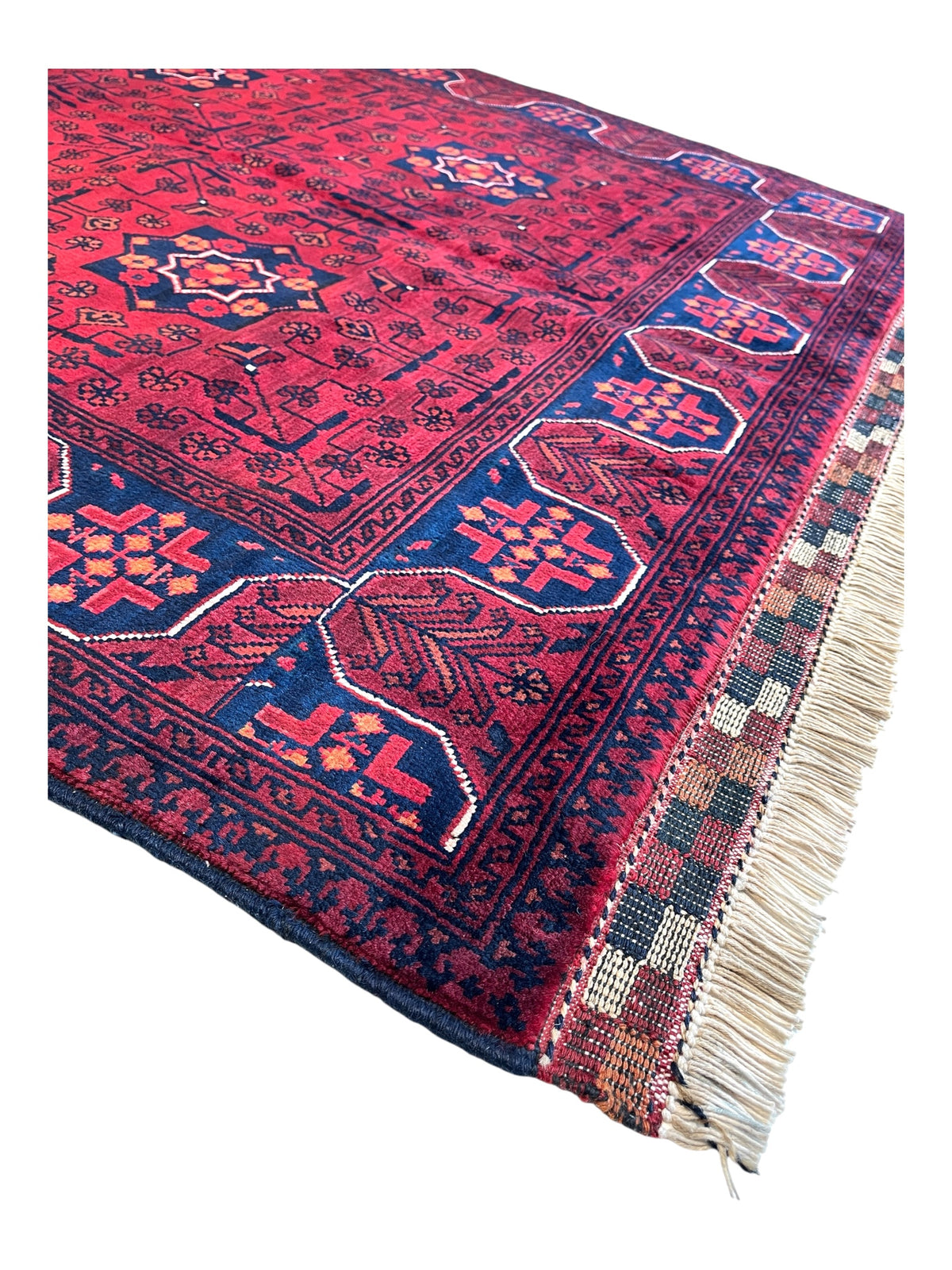 170cm x 122cm Red Andkhoy Rug