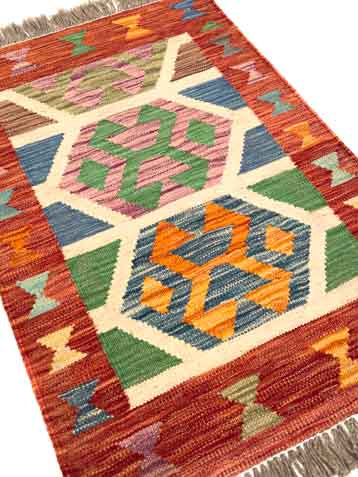 90cm x 65cm Mayana Kilim (approx)