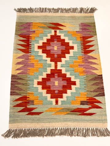 90cm x 65cm Mayana Kilim (approx)