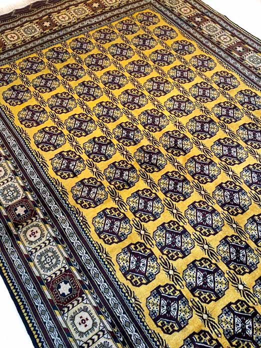 255cm x 163cm Yellow Rug