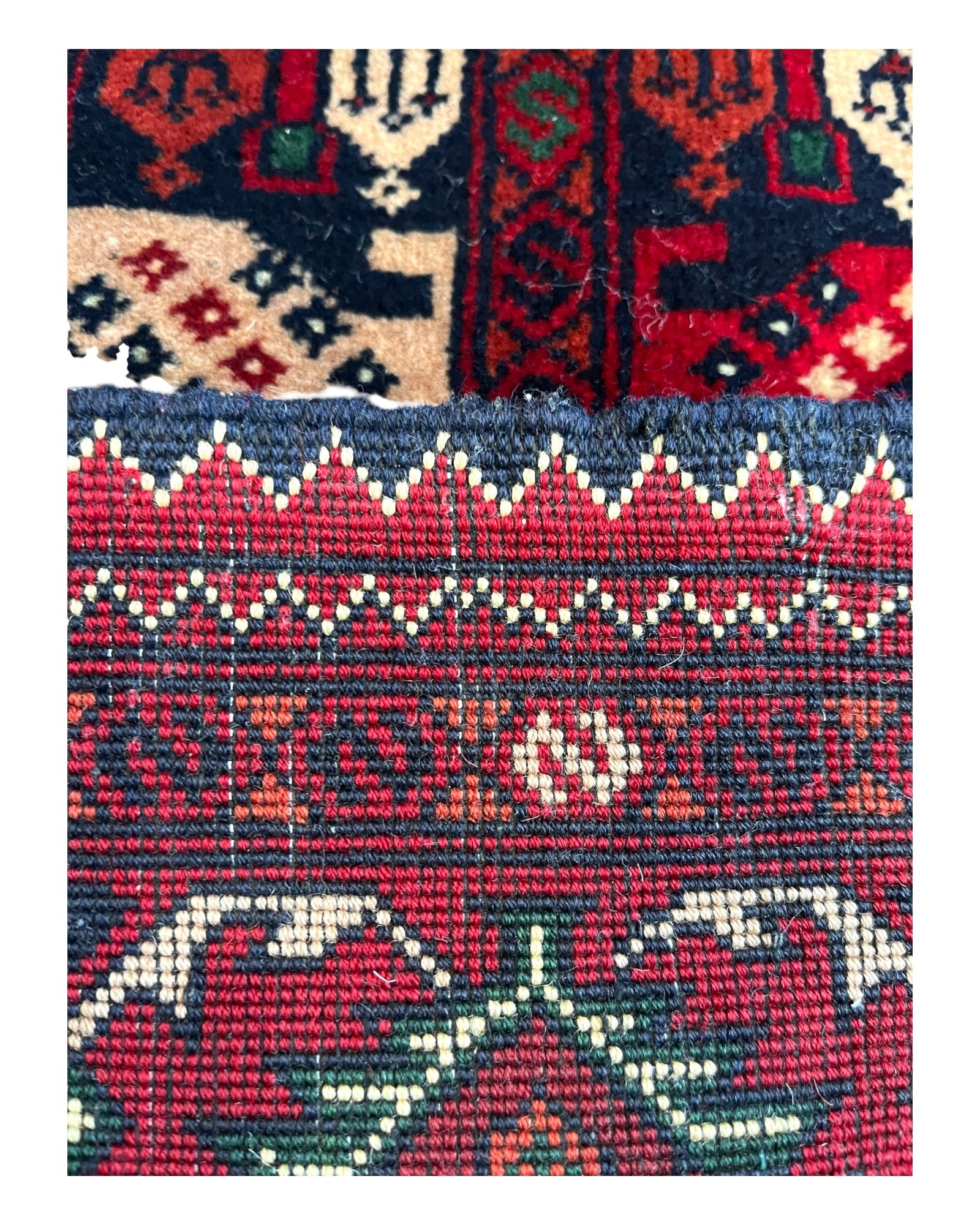 253cm x 170cm Deep Red Alabakhmal Rug