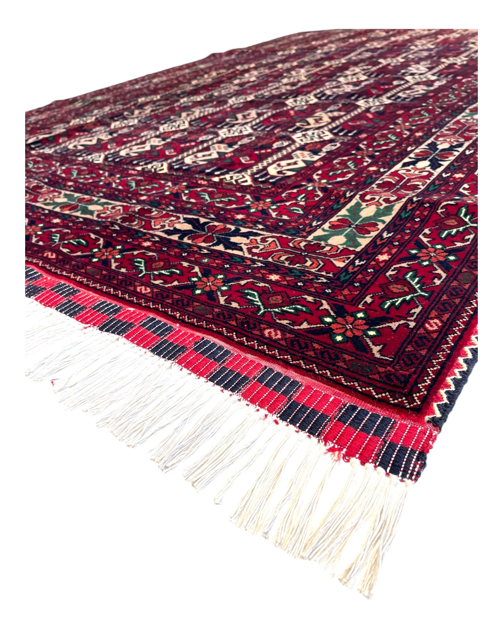 253cm x 170cm Deep Red Alabakhmal Rug