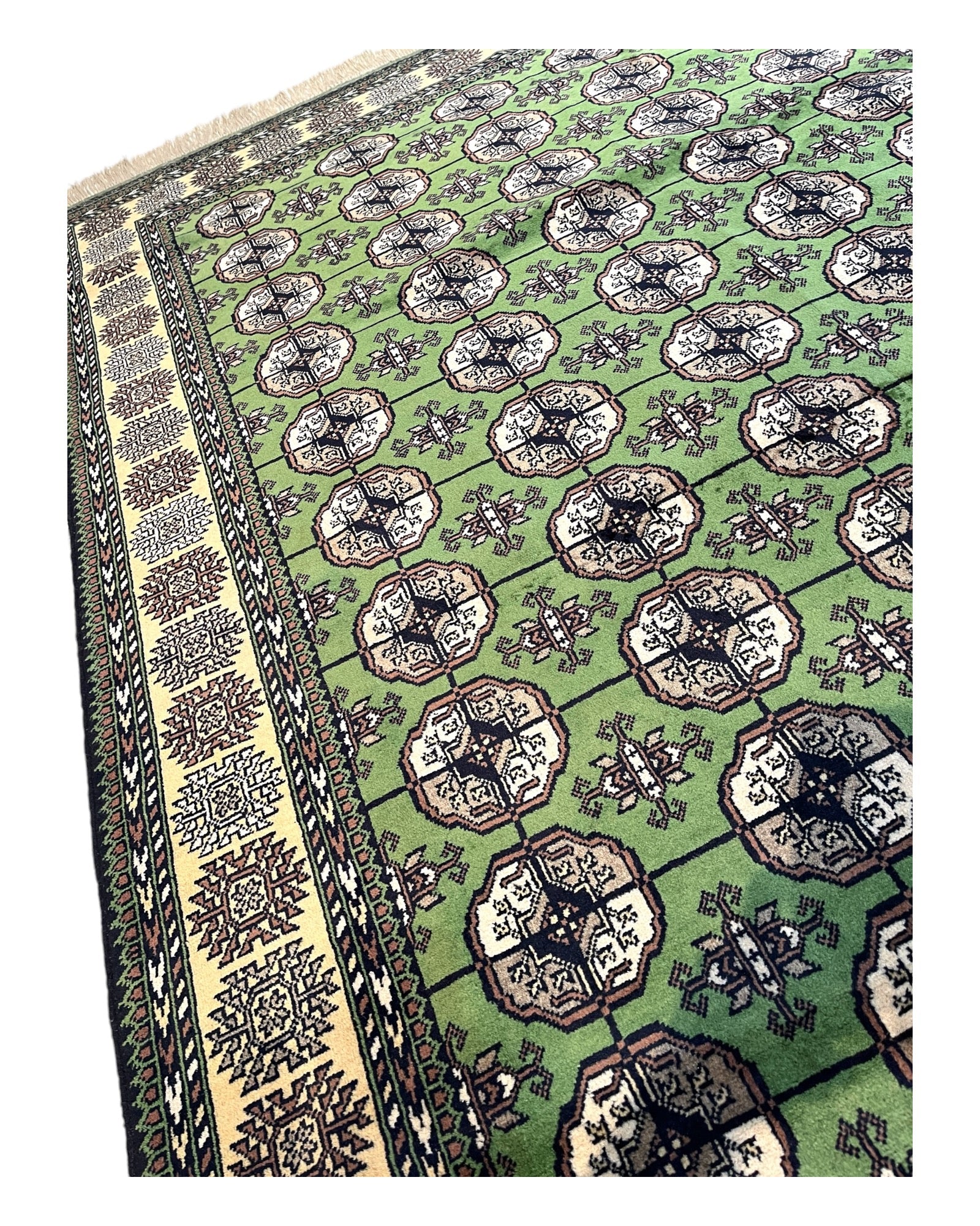 243cm x 164cm Green Roshnai Rug