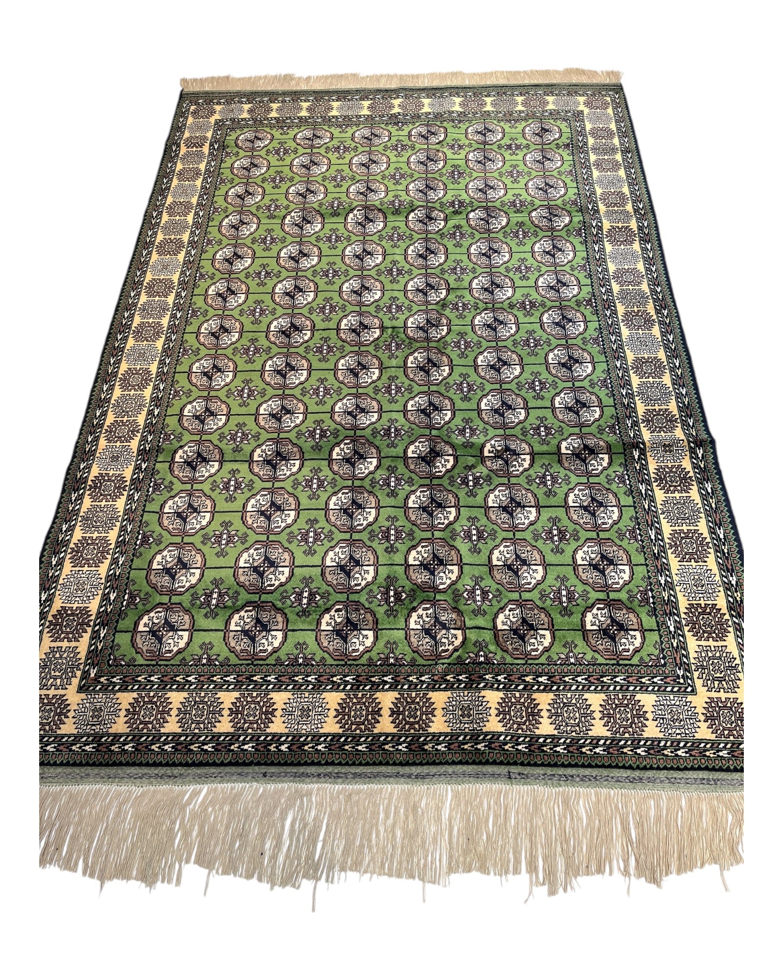 243cm x 164cm Green Roshnai Rug